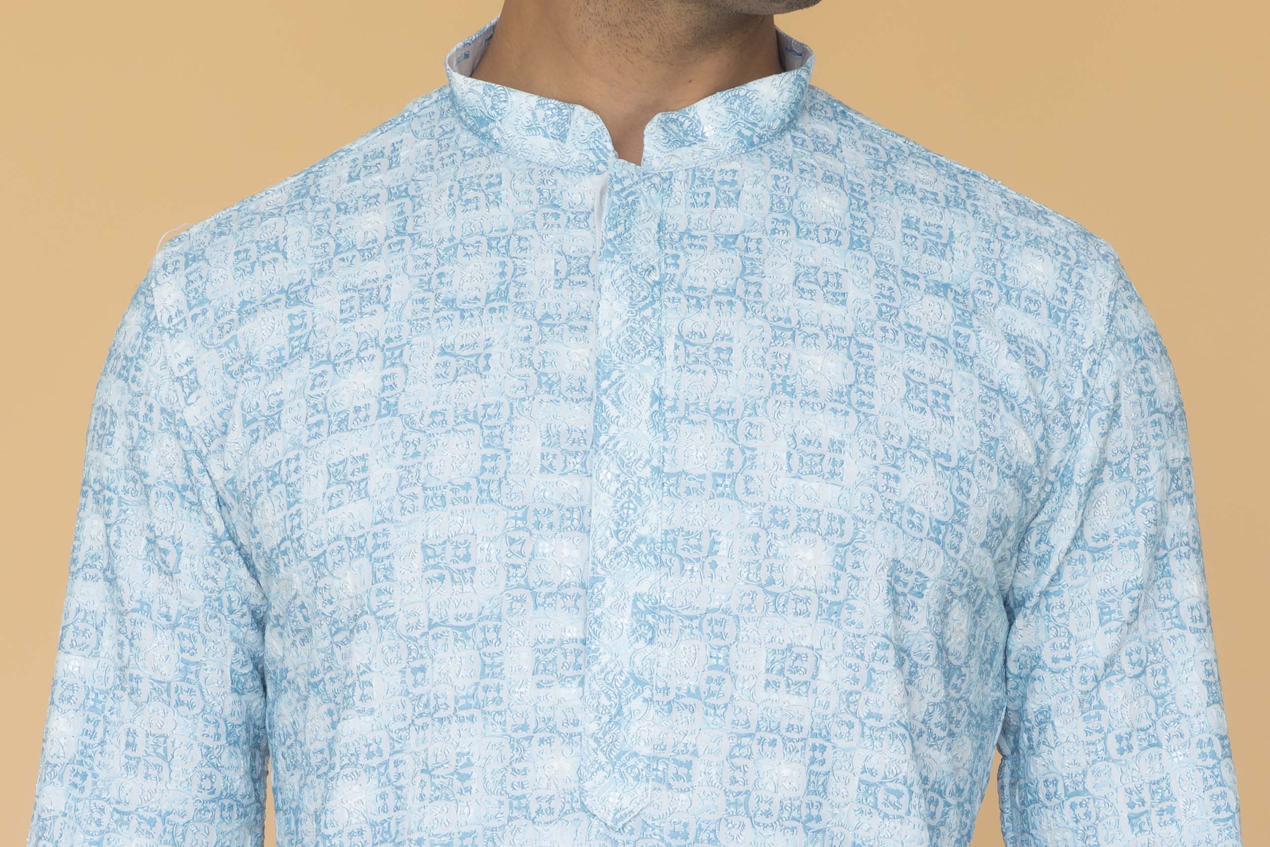 MLS PRINTED KURTA PAJAMA