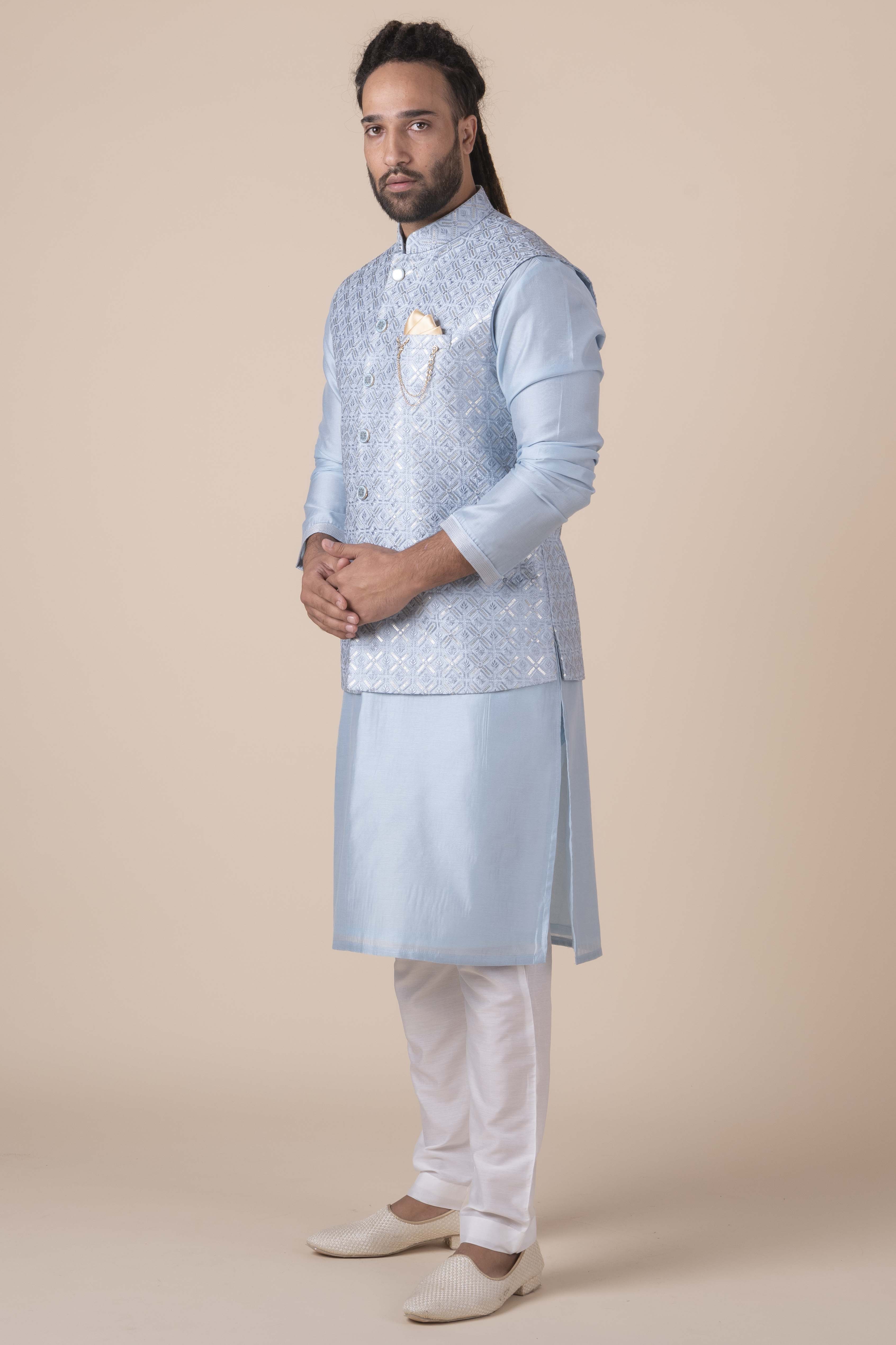 MLS KURTA JAWAHAR SET