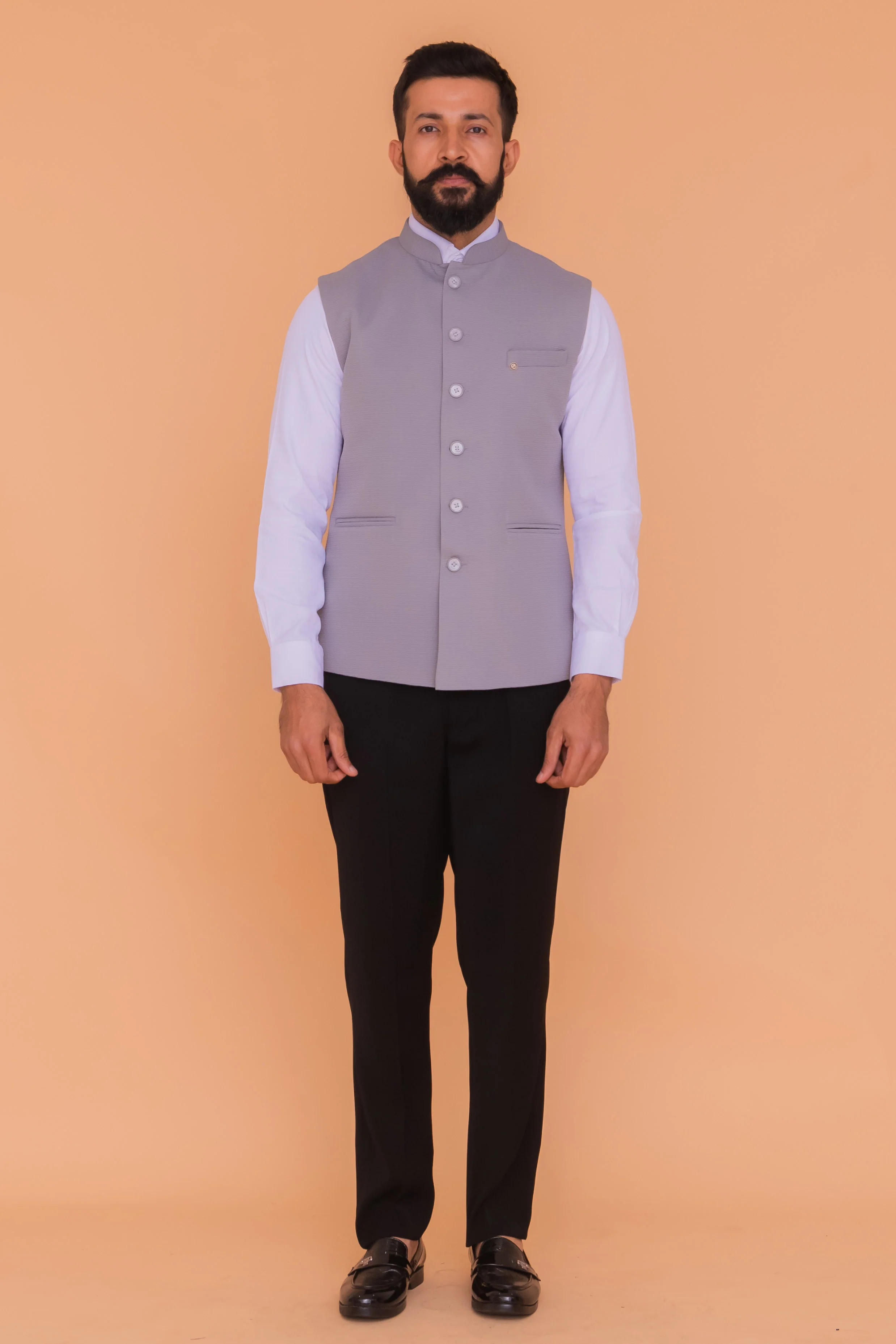 MLS PLAIN JAWAHAR JACKET 1 PC