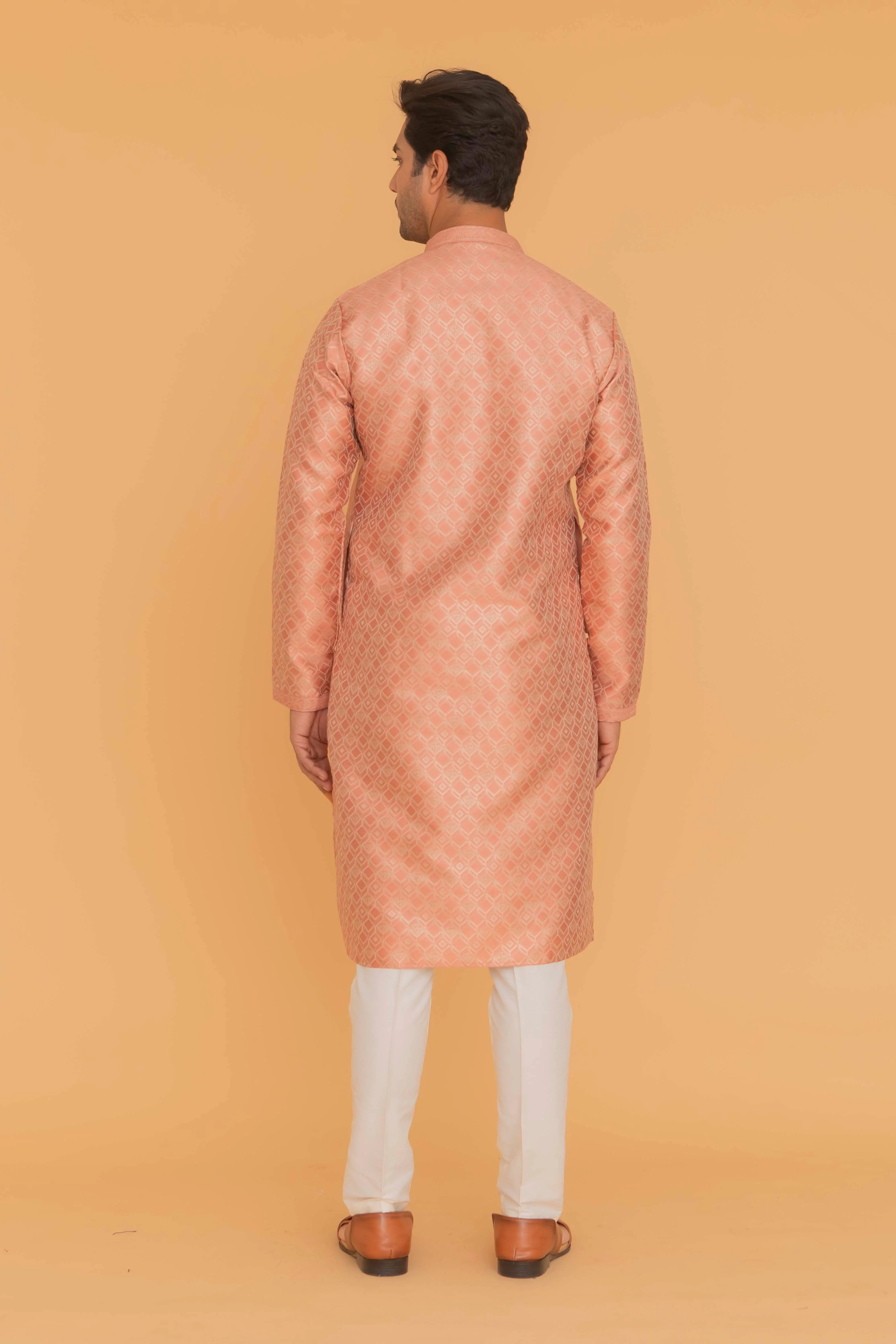 MLS ART SILK KURTA PAJAMA