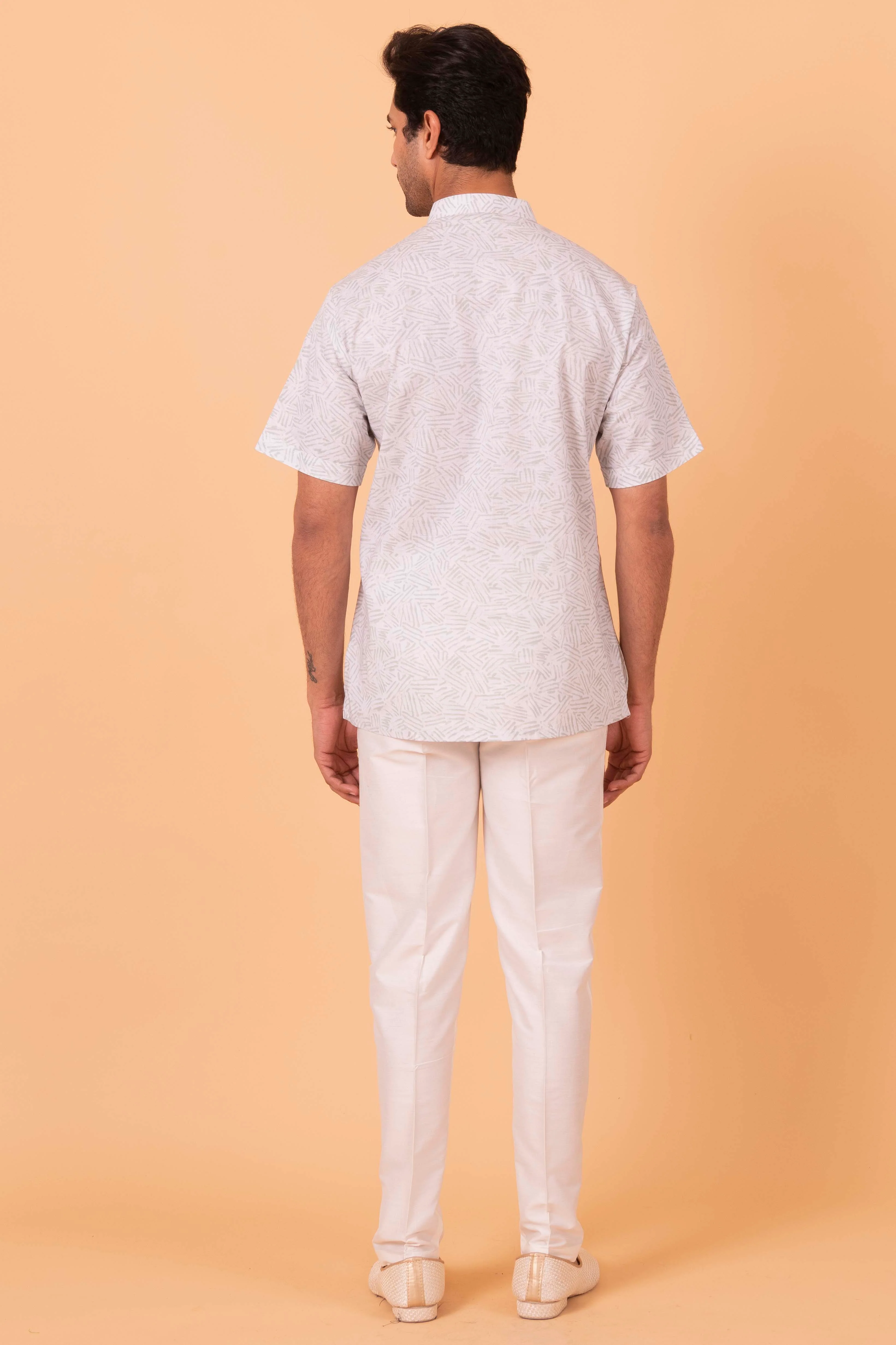 MLS SHORT KURTA HALF SLEEVES