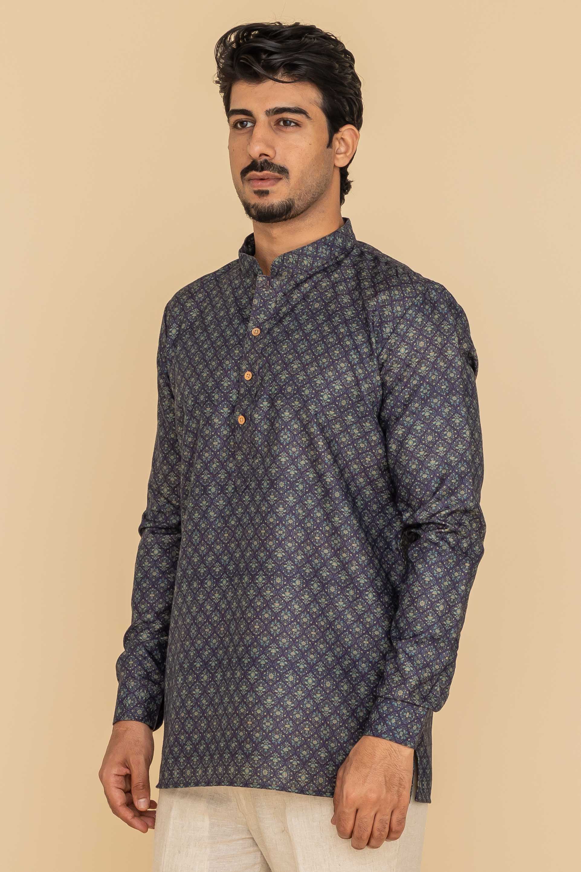 MLS SHORT KURTA FULL SLEEVES
