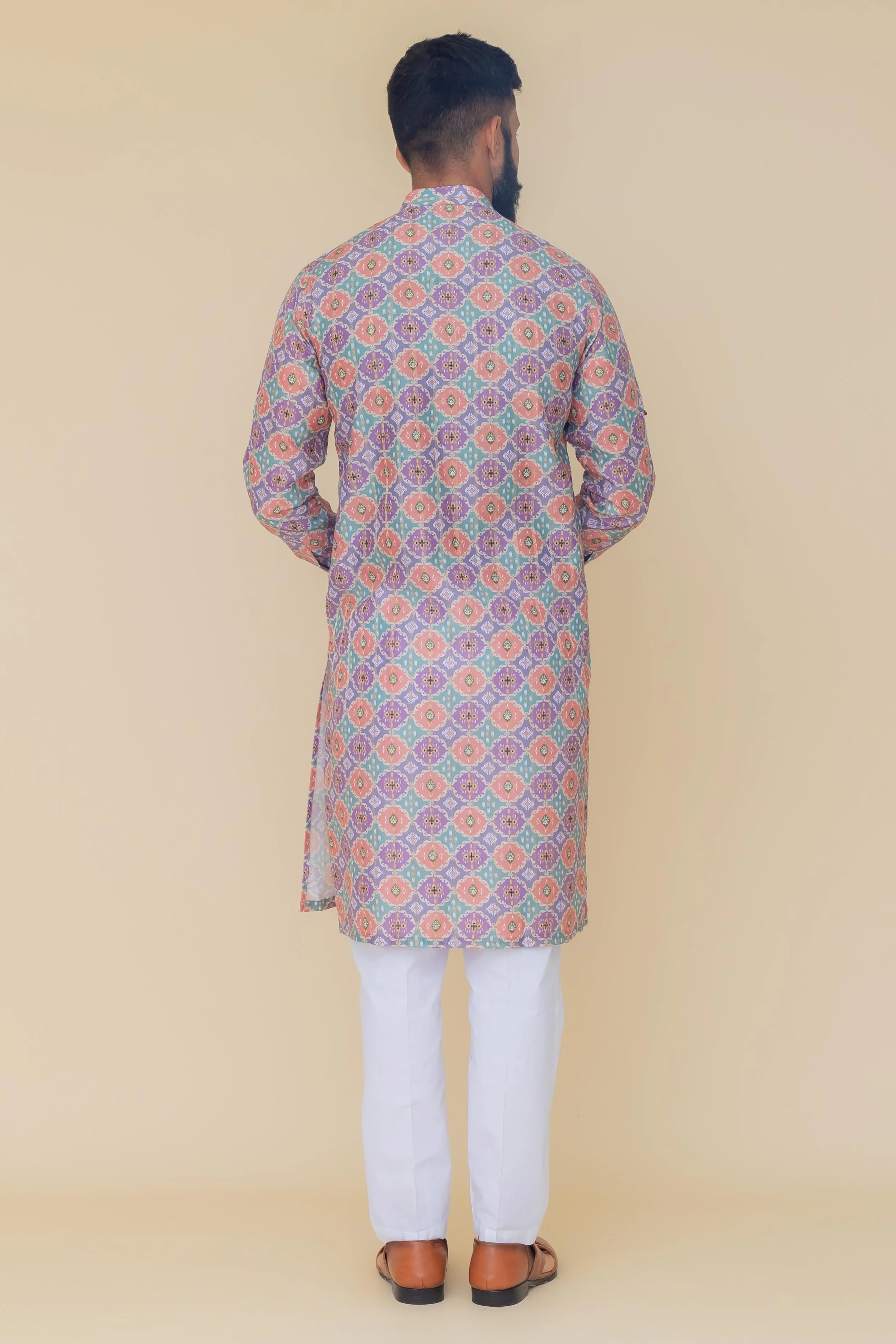 MLS PRINTED KURTA PAJAMA