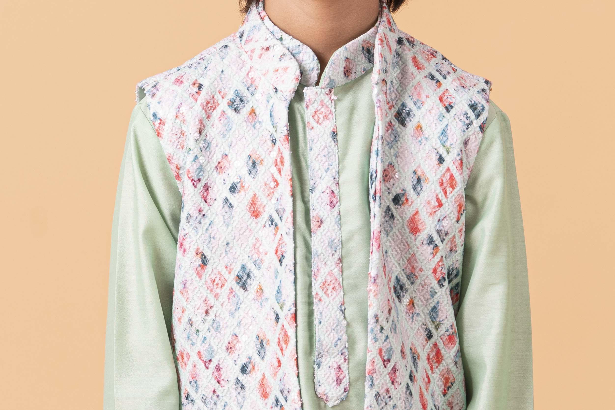 MLS KIDS KURTA JACKET SET
