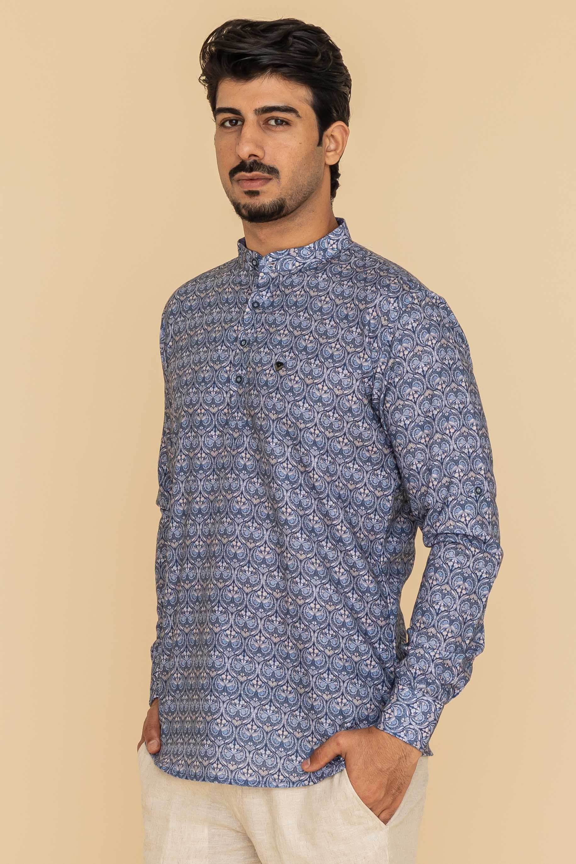MLS SHORT KURTA FULL SLEEVES