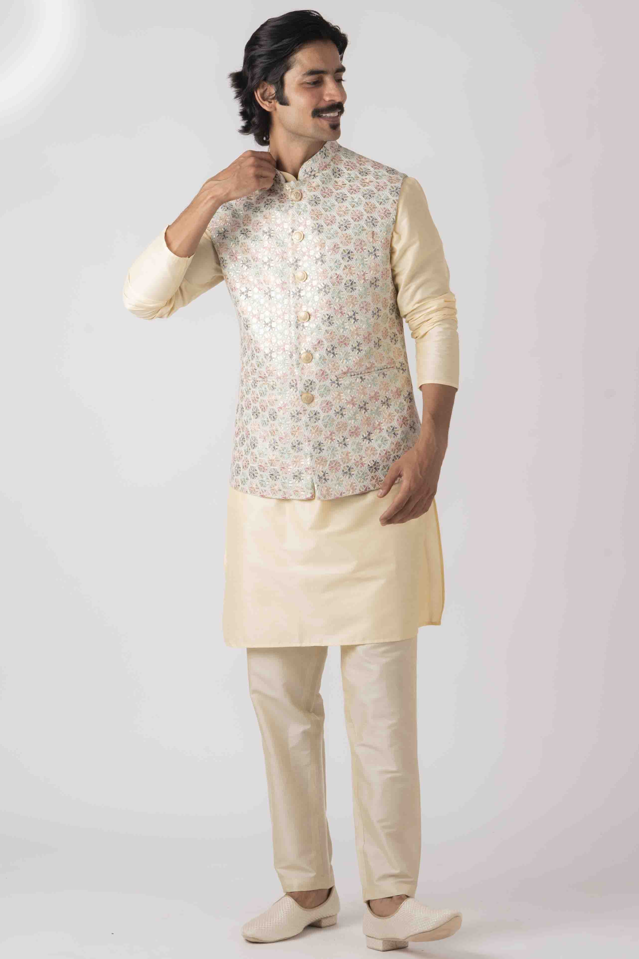 MLS EMBROIDERED JAWAHAR JACKET