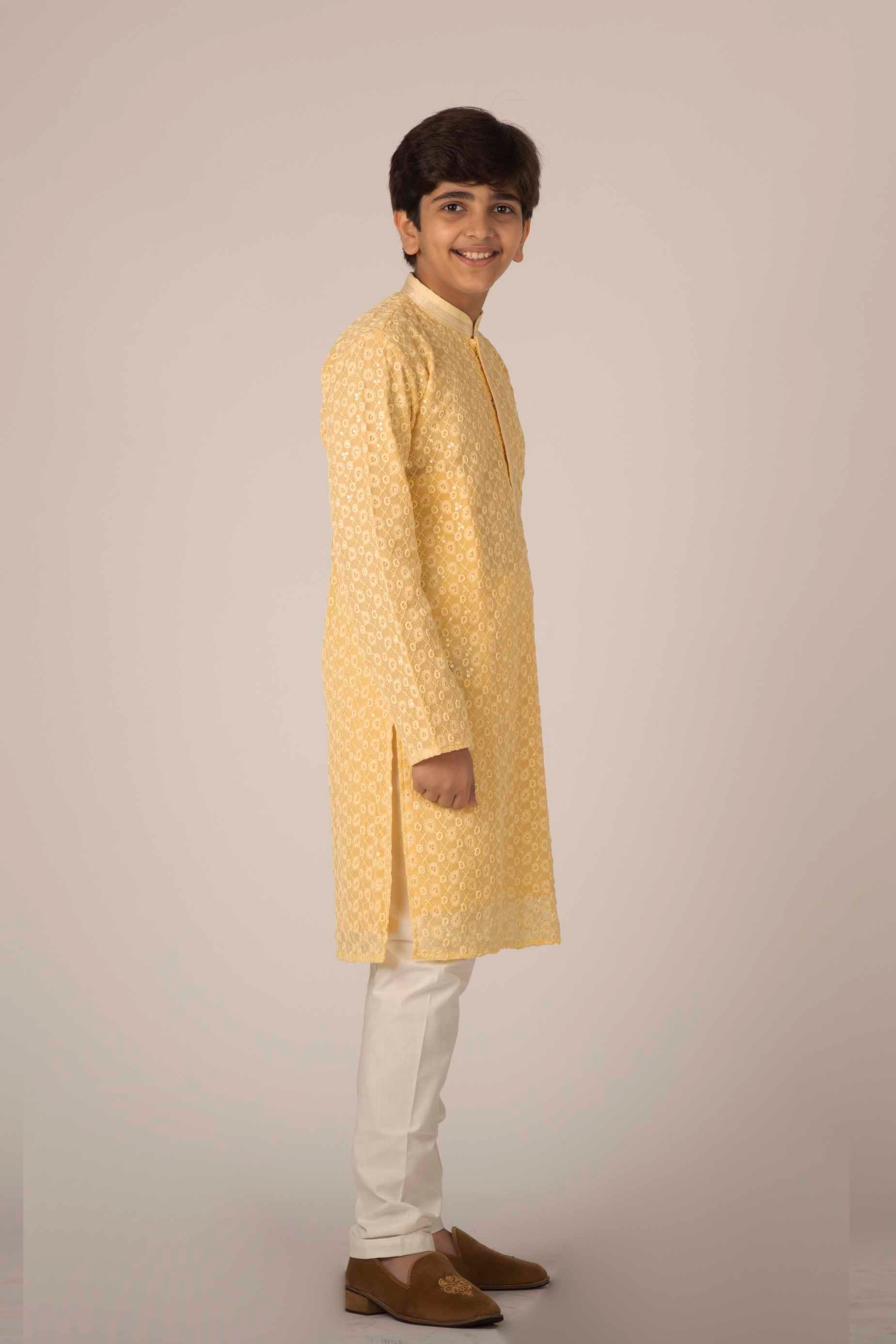 MLS KIDS KURTA PAJAMA CHIKEN