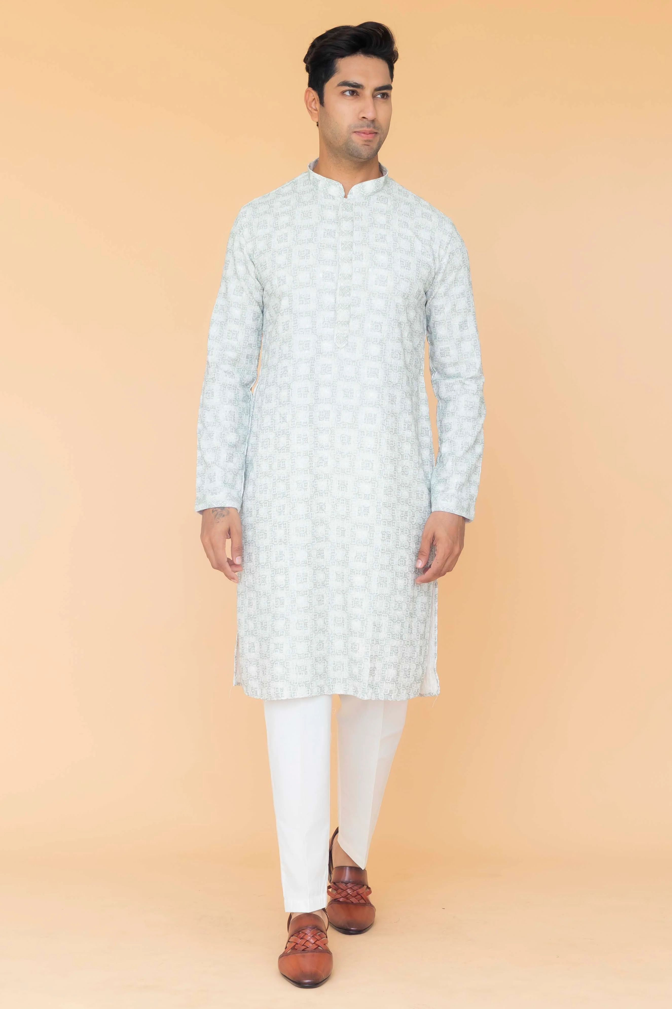 MLS PRINTED KURTA PAJAMA