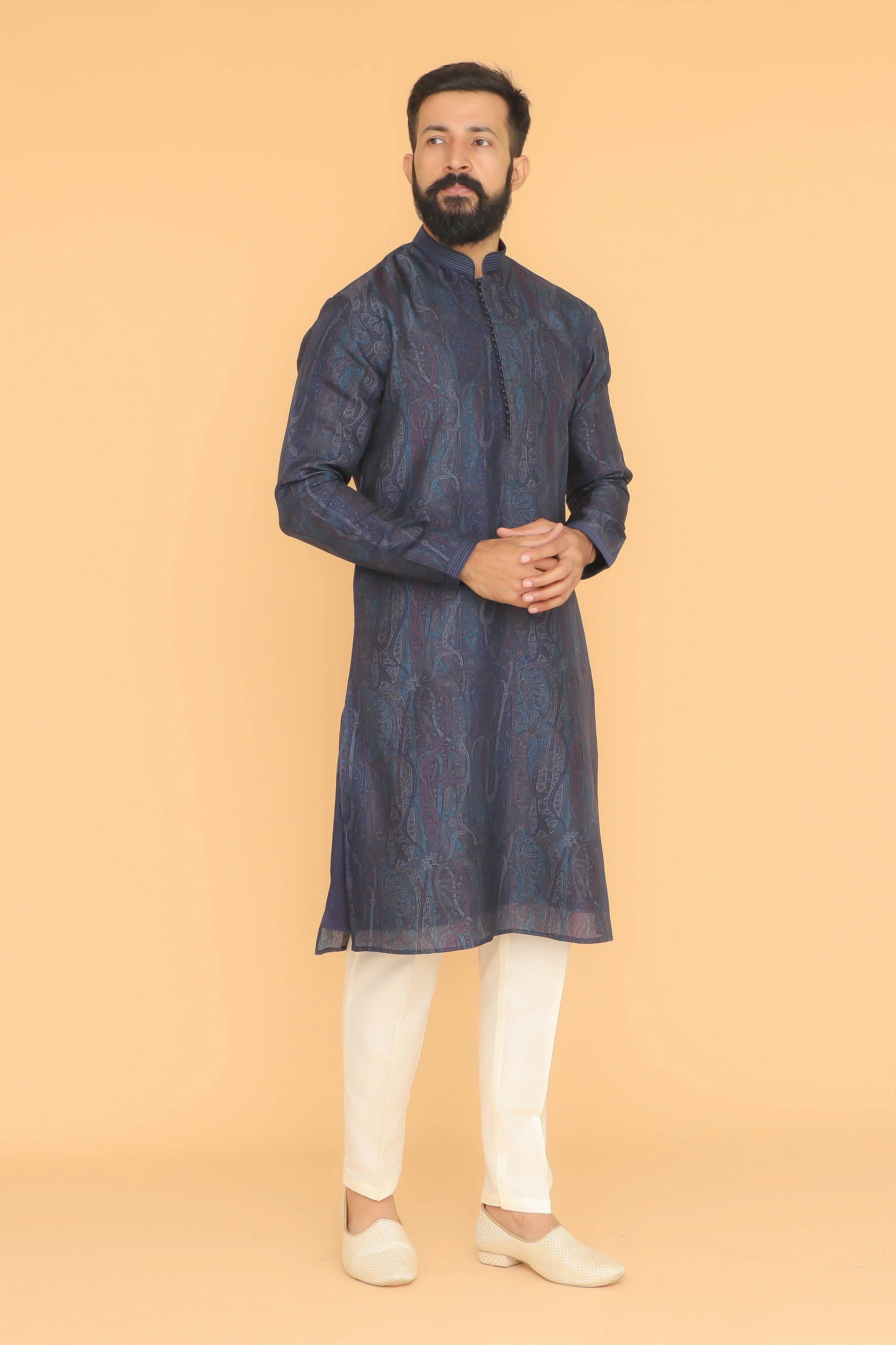 MLS SILK KURTA PAJAMA