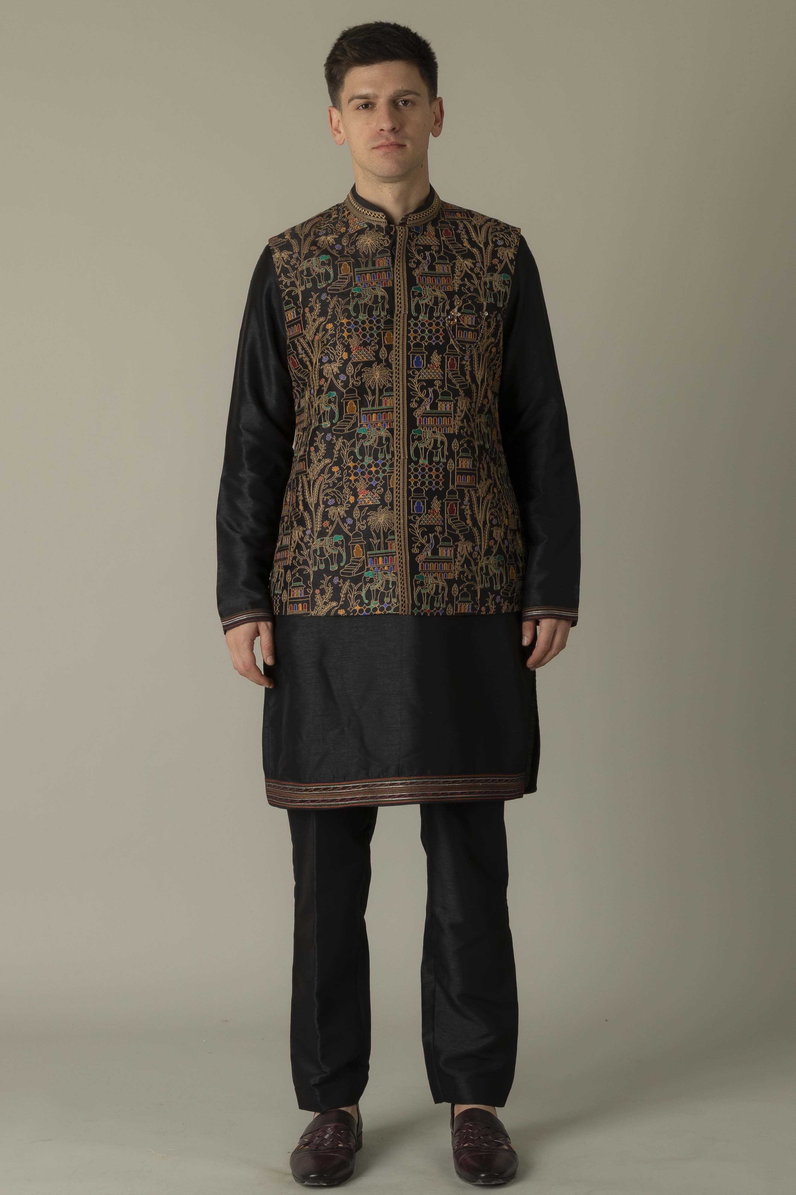 MLS KURTA JAWAHAR SET