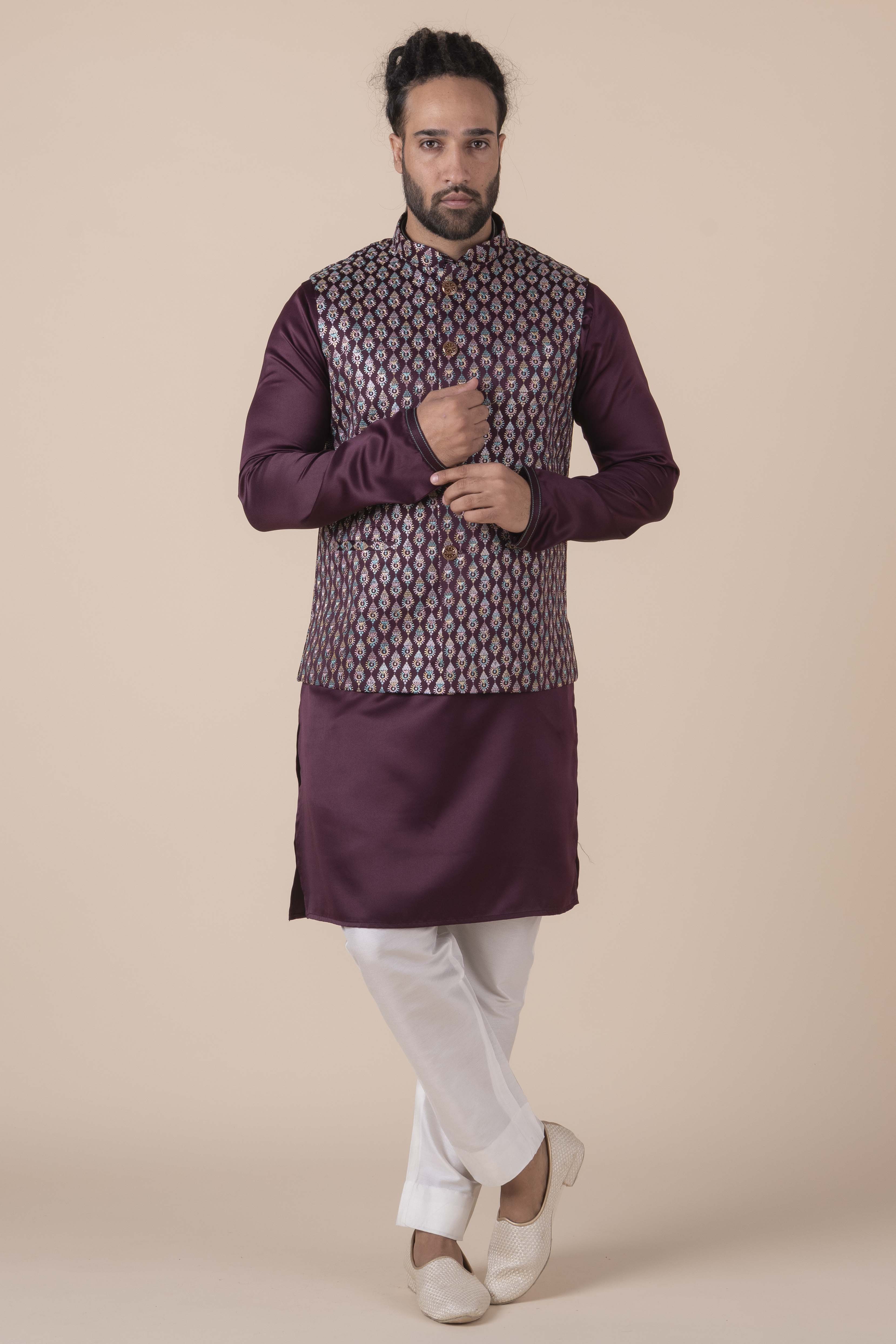 MLS KURTA JAWAHAR SET