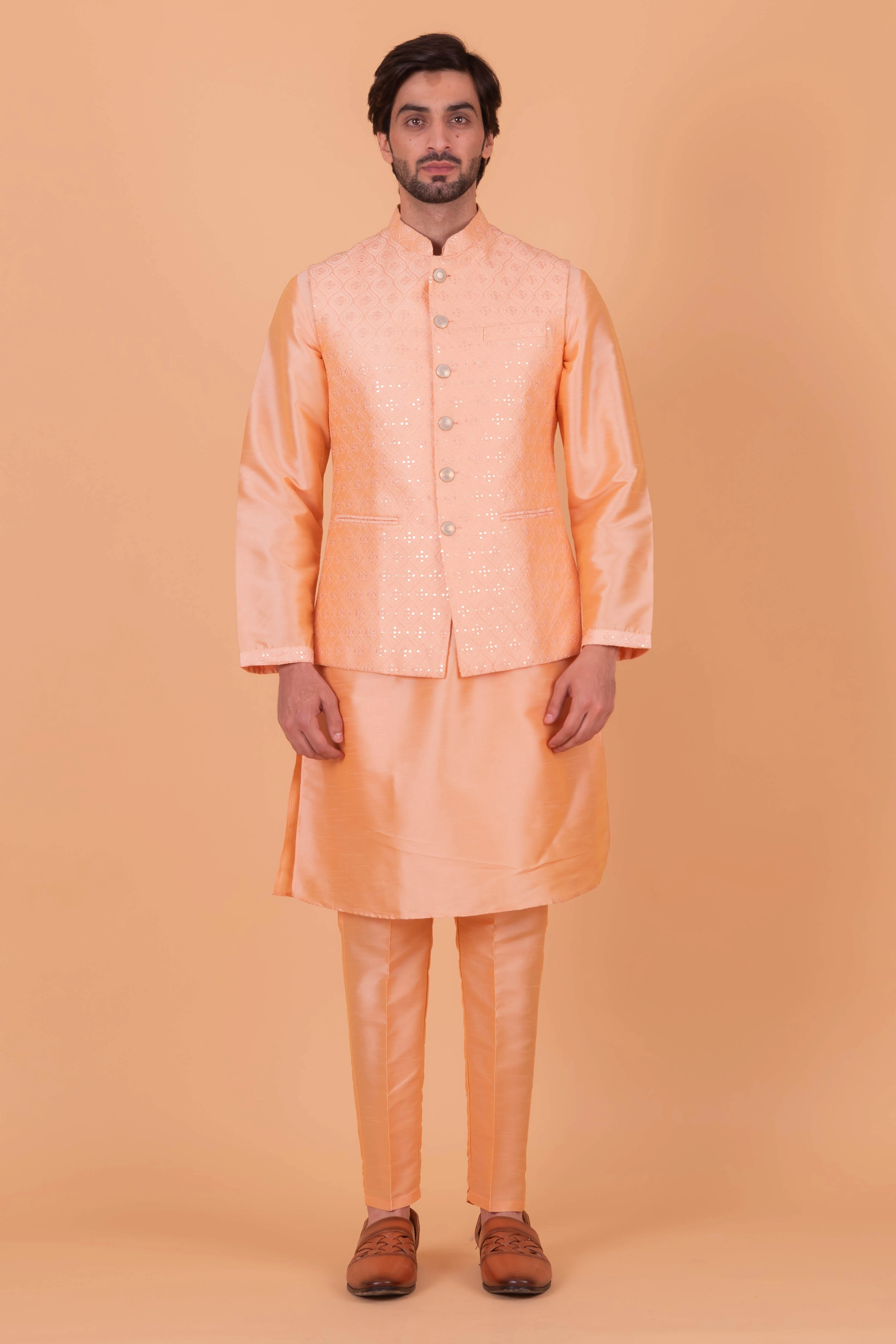 MLS KURTA JAWAHAR SET