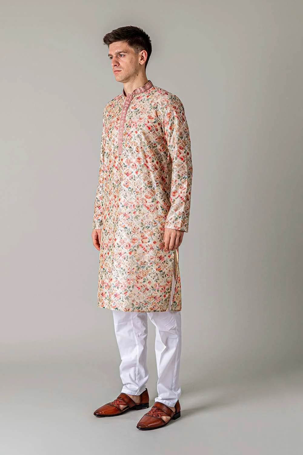 MLS PRINTED KURTA PAJAMA