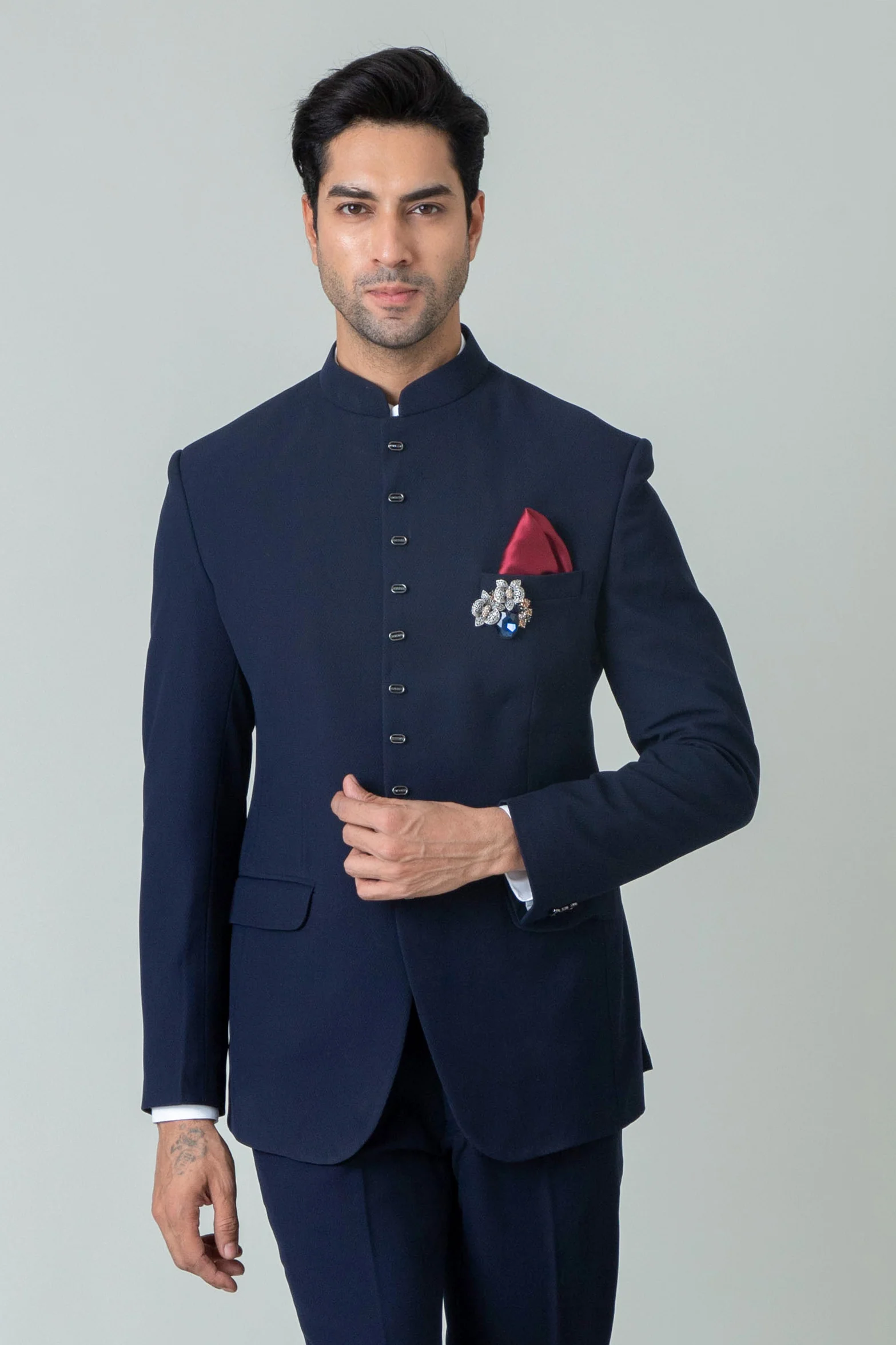 MLS PLAIN JODHPURI SUIT