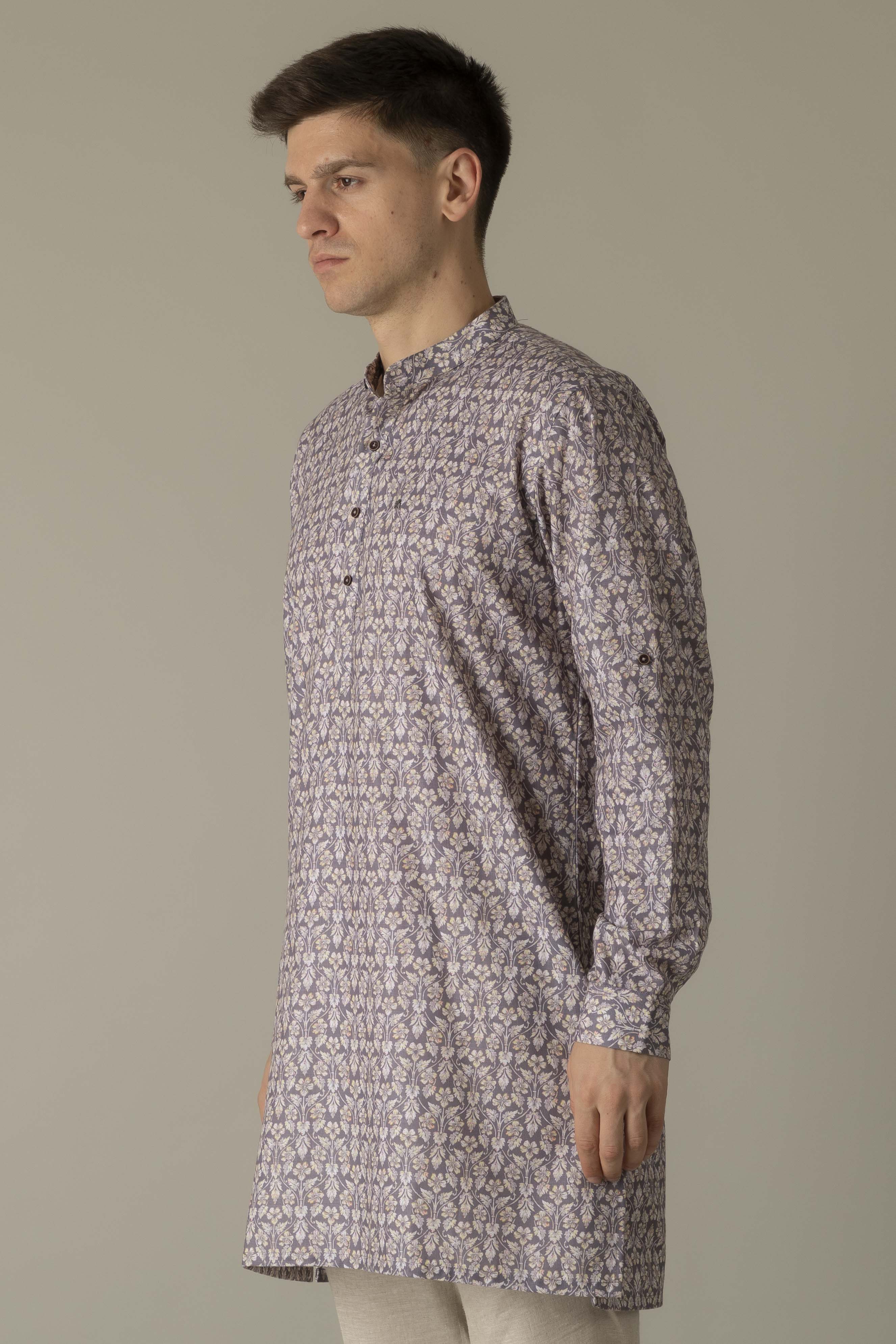 MLS COTTON KURTA (MID LENGTH)