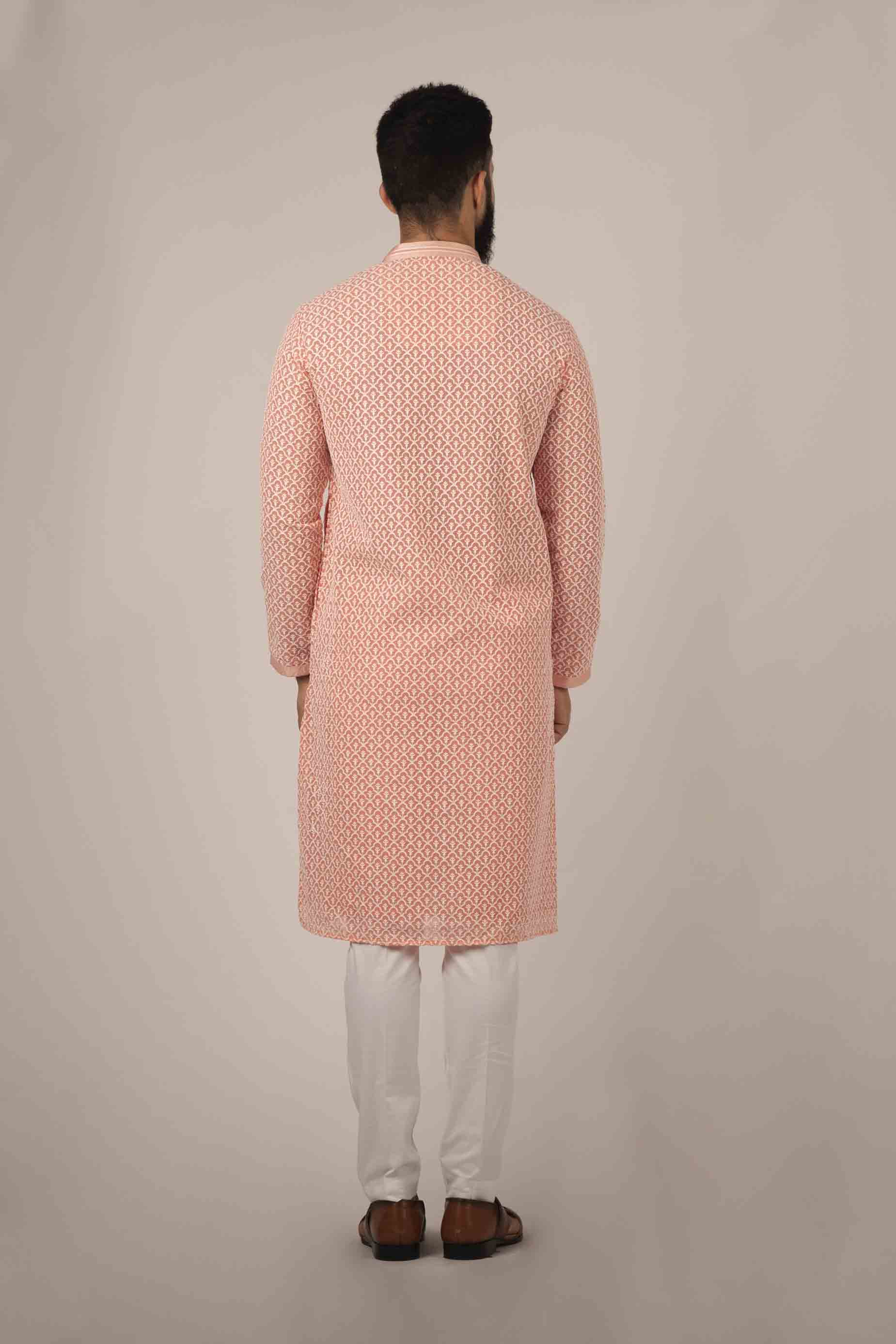 MLS Georgette Chikan Kurta PAJAMA