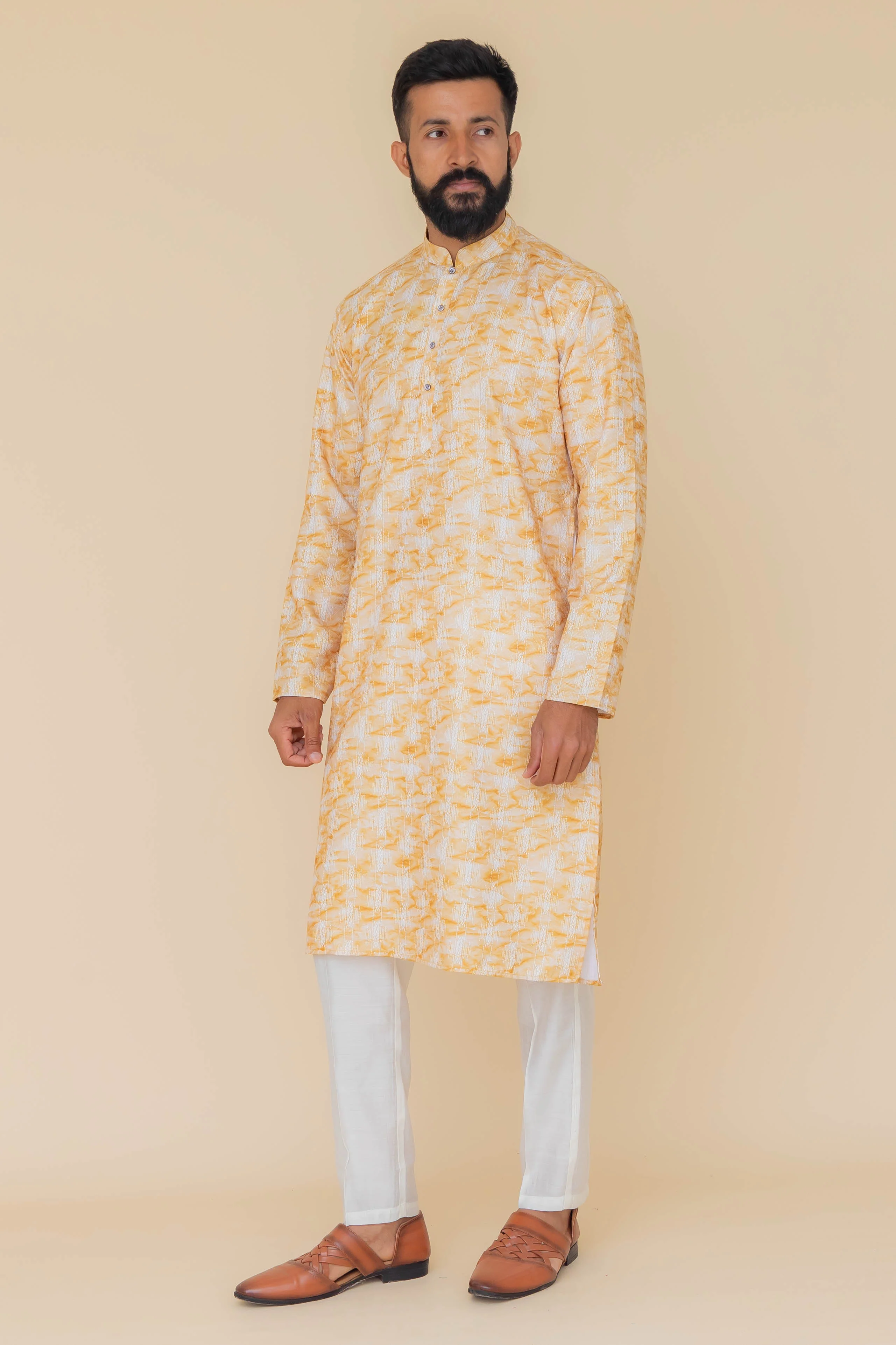 MLS PRINTED KURTA PAJAMA