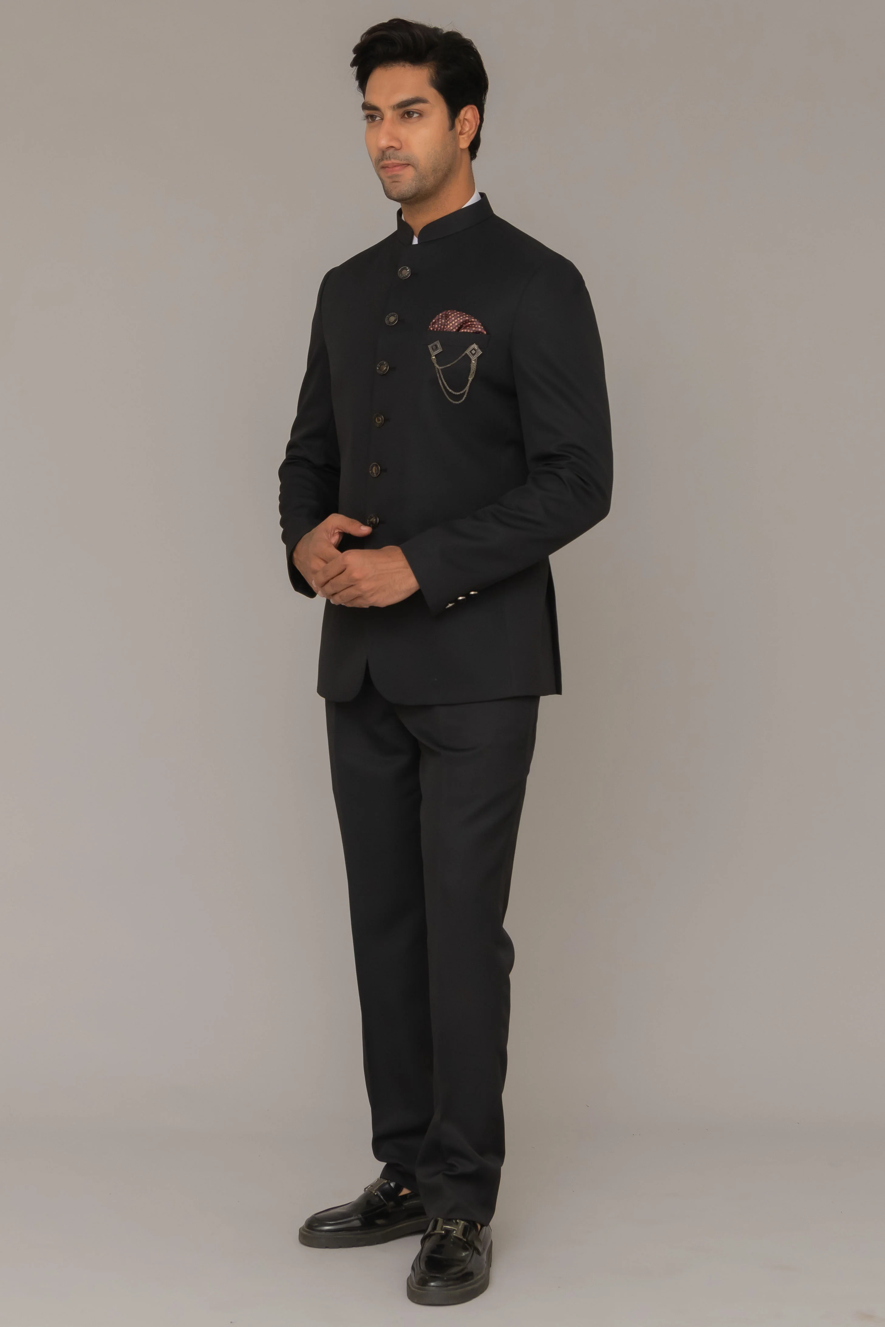 MLS PLAIN JODHPURI SUIT