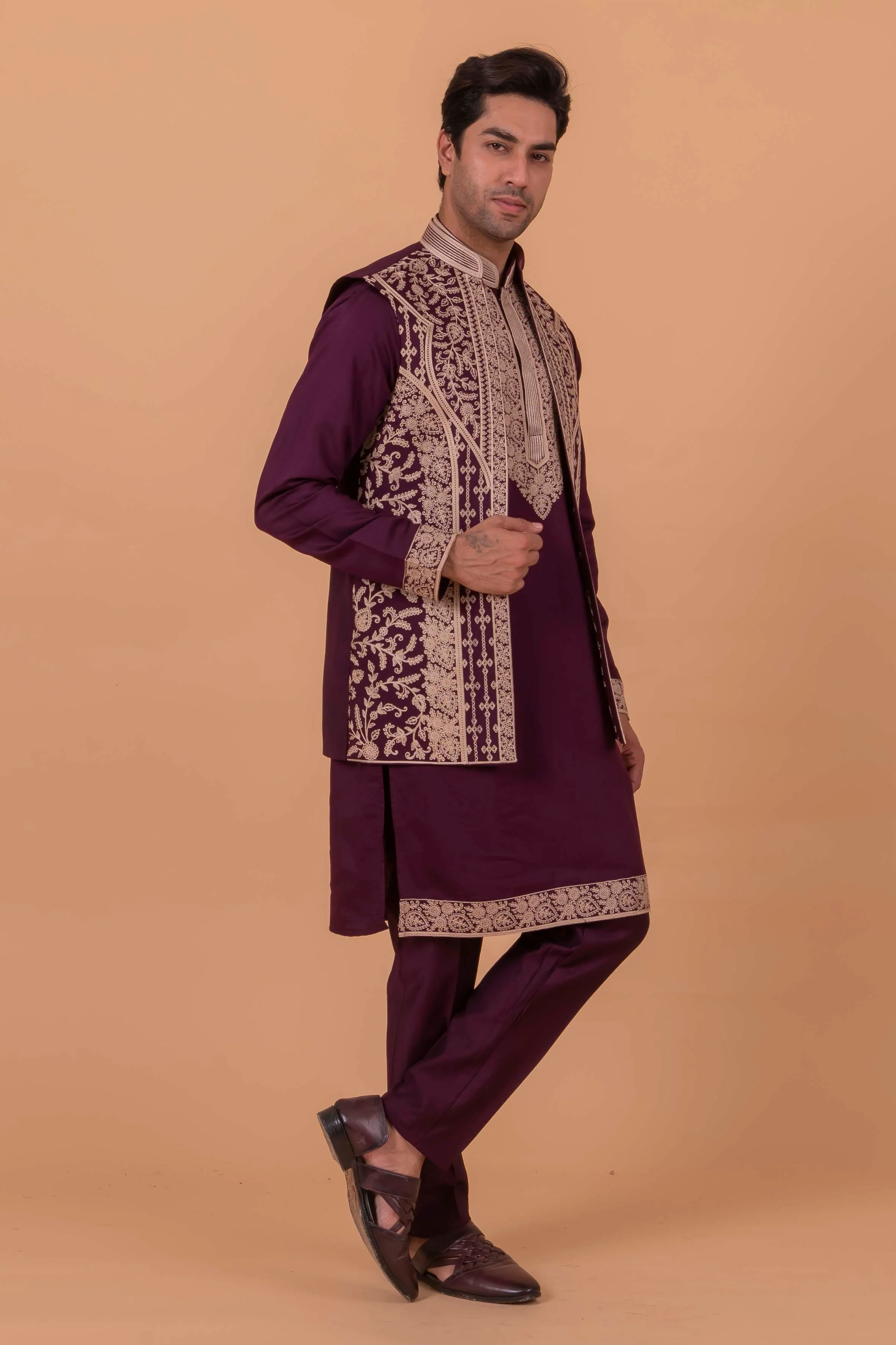 MLS KURTA JAWAHAR SET
