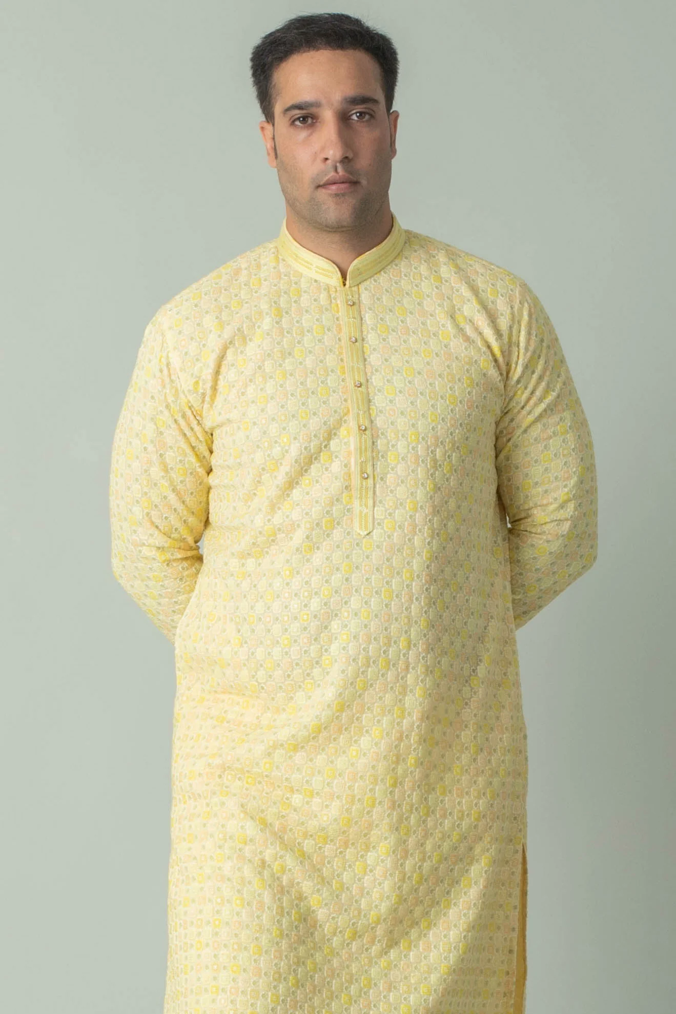 MLS PRINTED KURTA PAJAMA