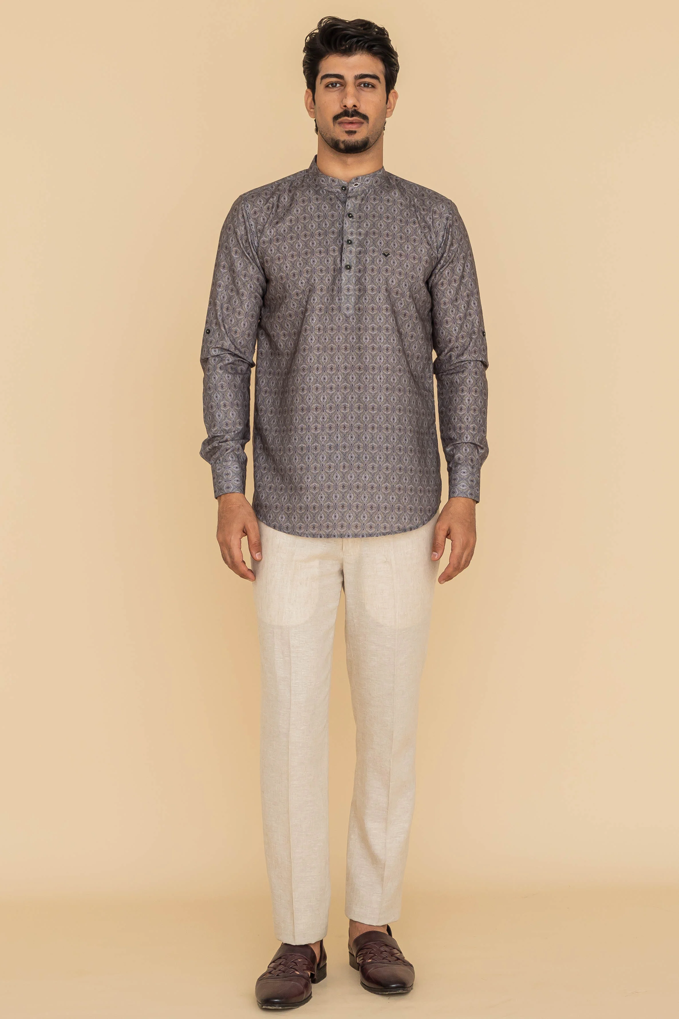 MLS SHORT KURTA FULL SLEEVES