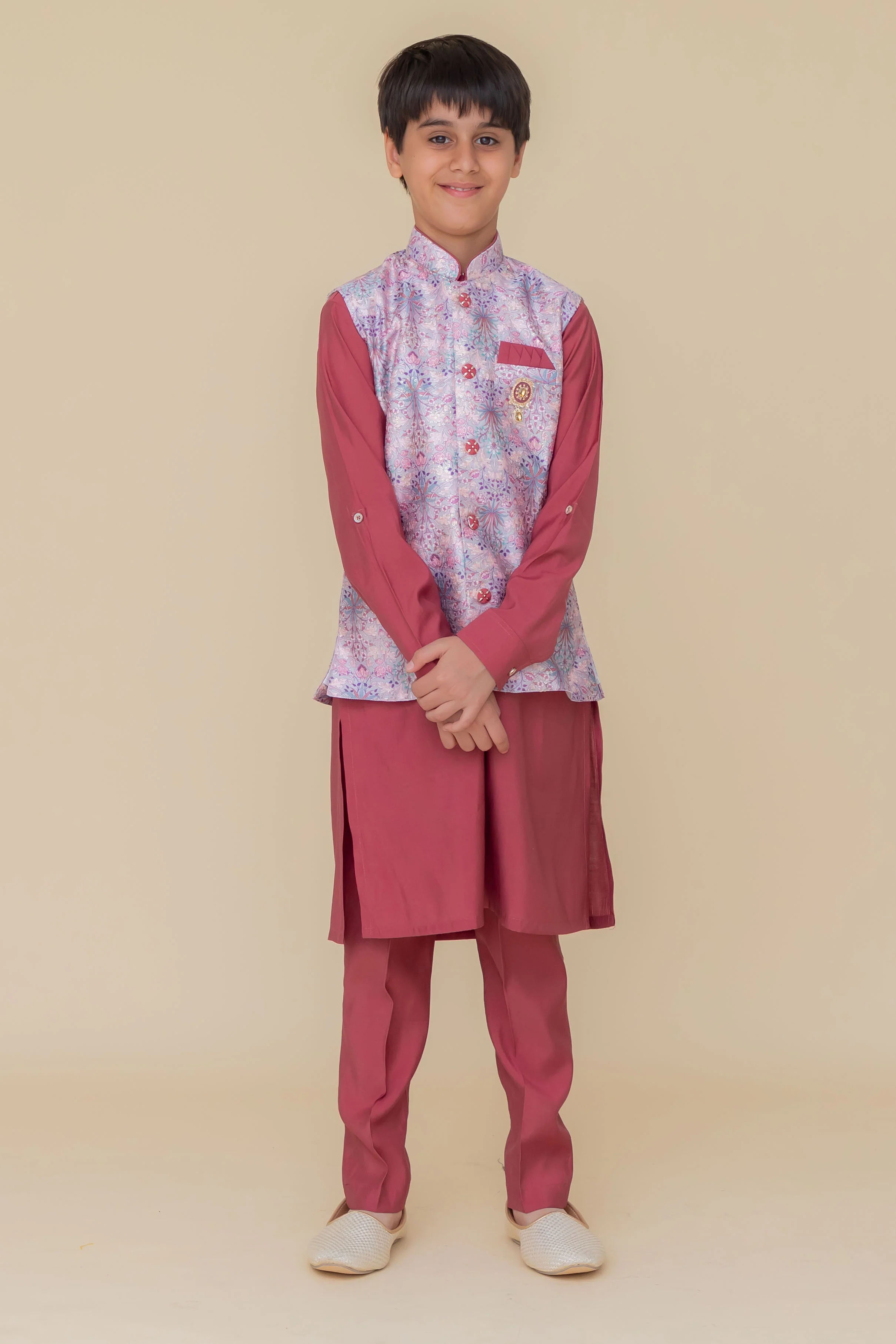 MLS KIDS KURTA JAWAHAR SET