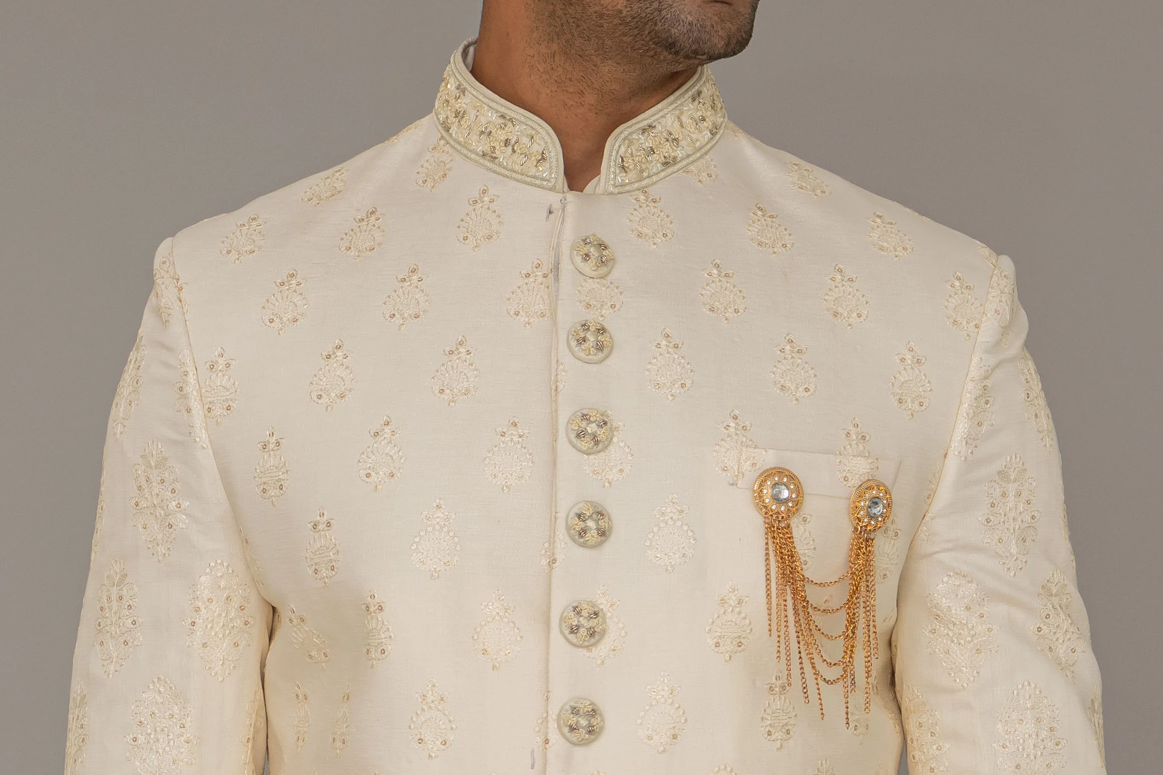 MLS SHERWANI 4PCS