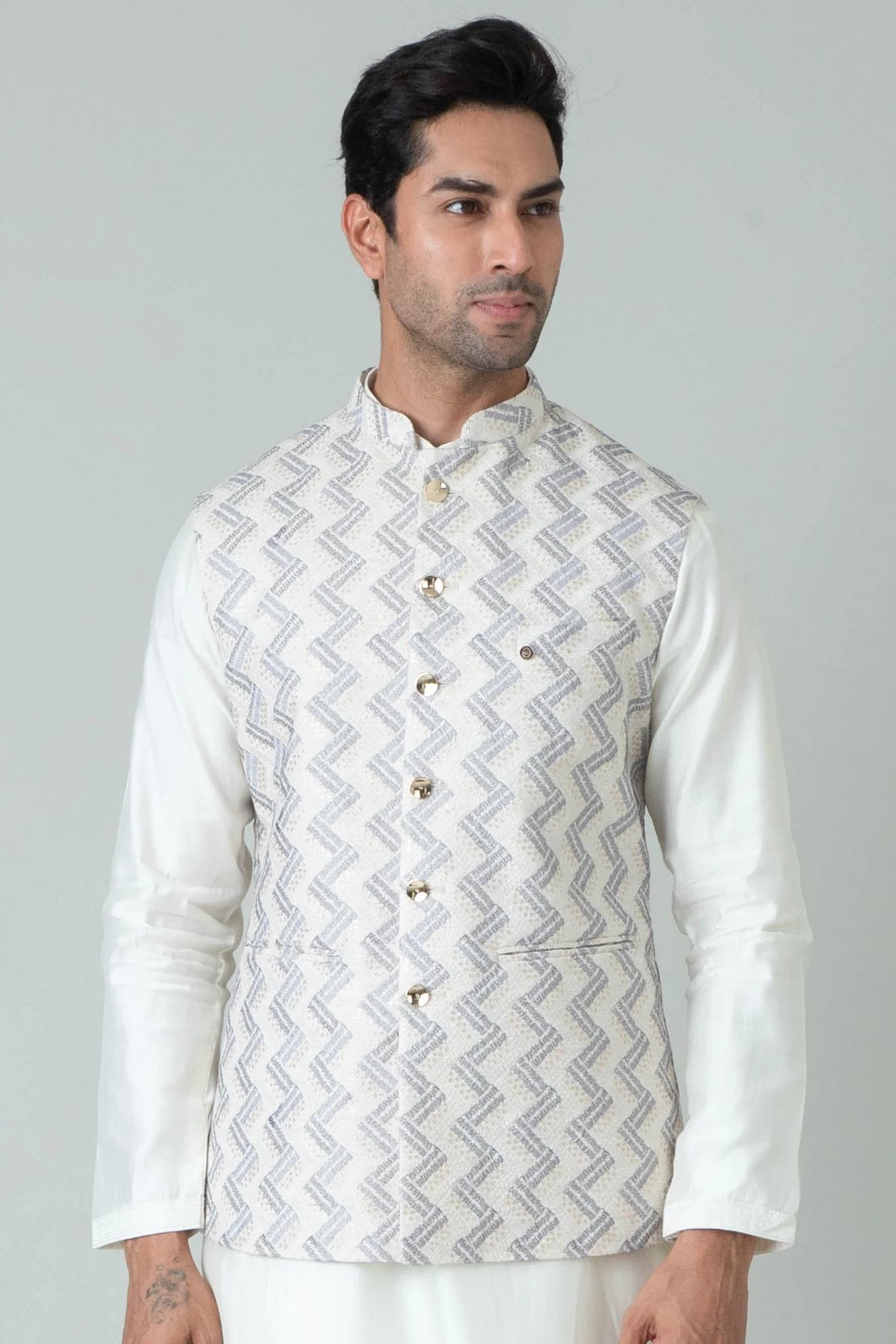 MLS EMBROIDERED JAWAHAR JACKET