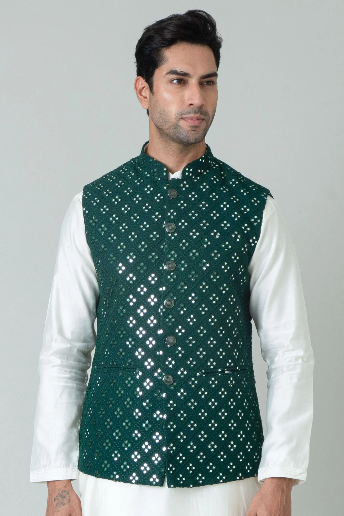 MLS EMBROIDERED JAWAHAR JACKET