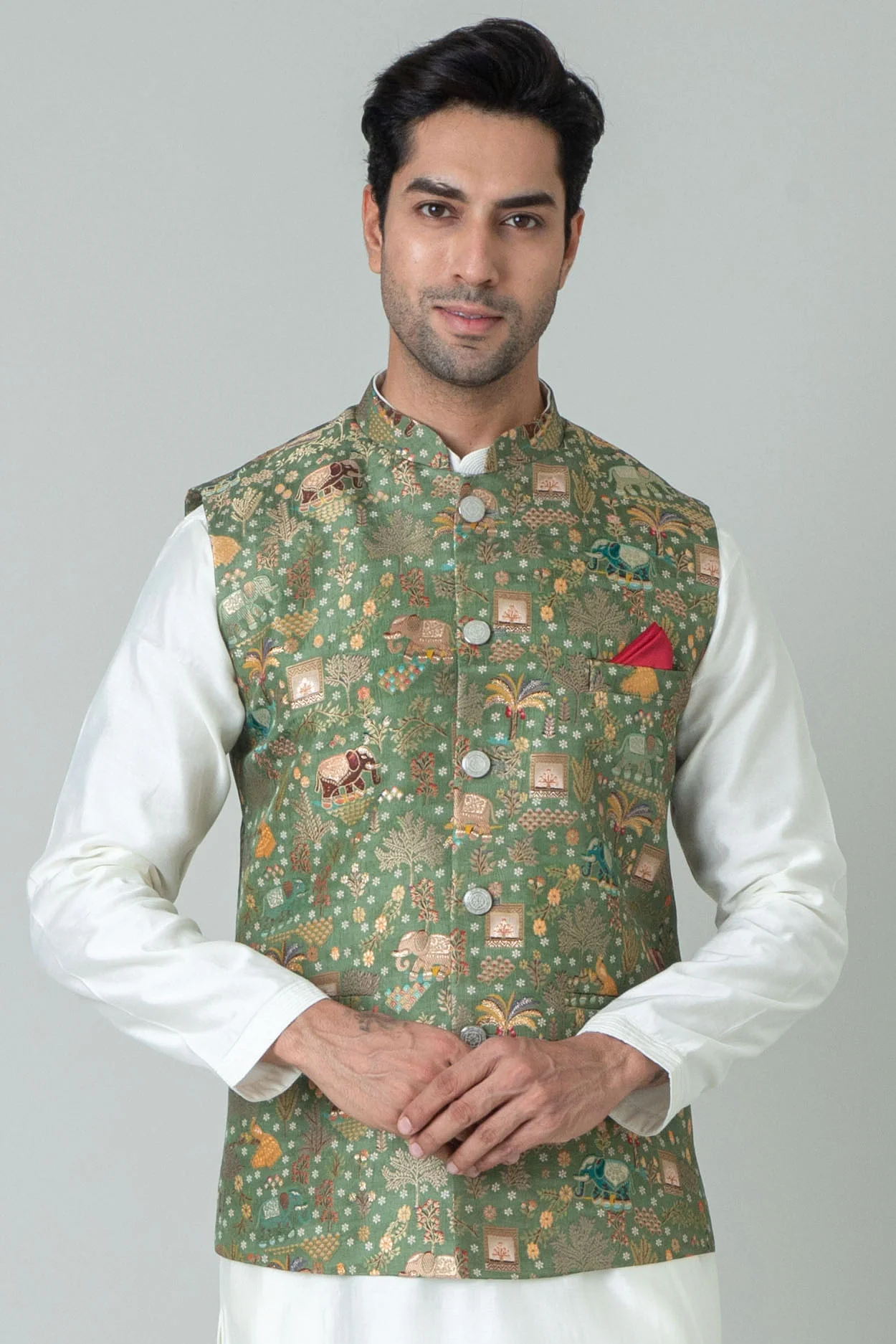 MLS PRINTED JAWAHAR JACKET