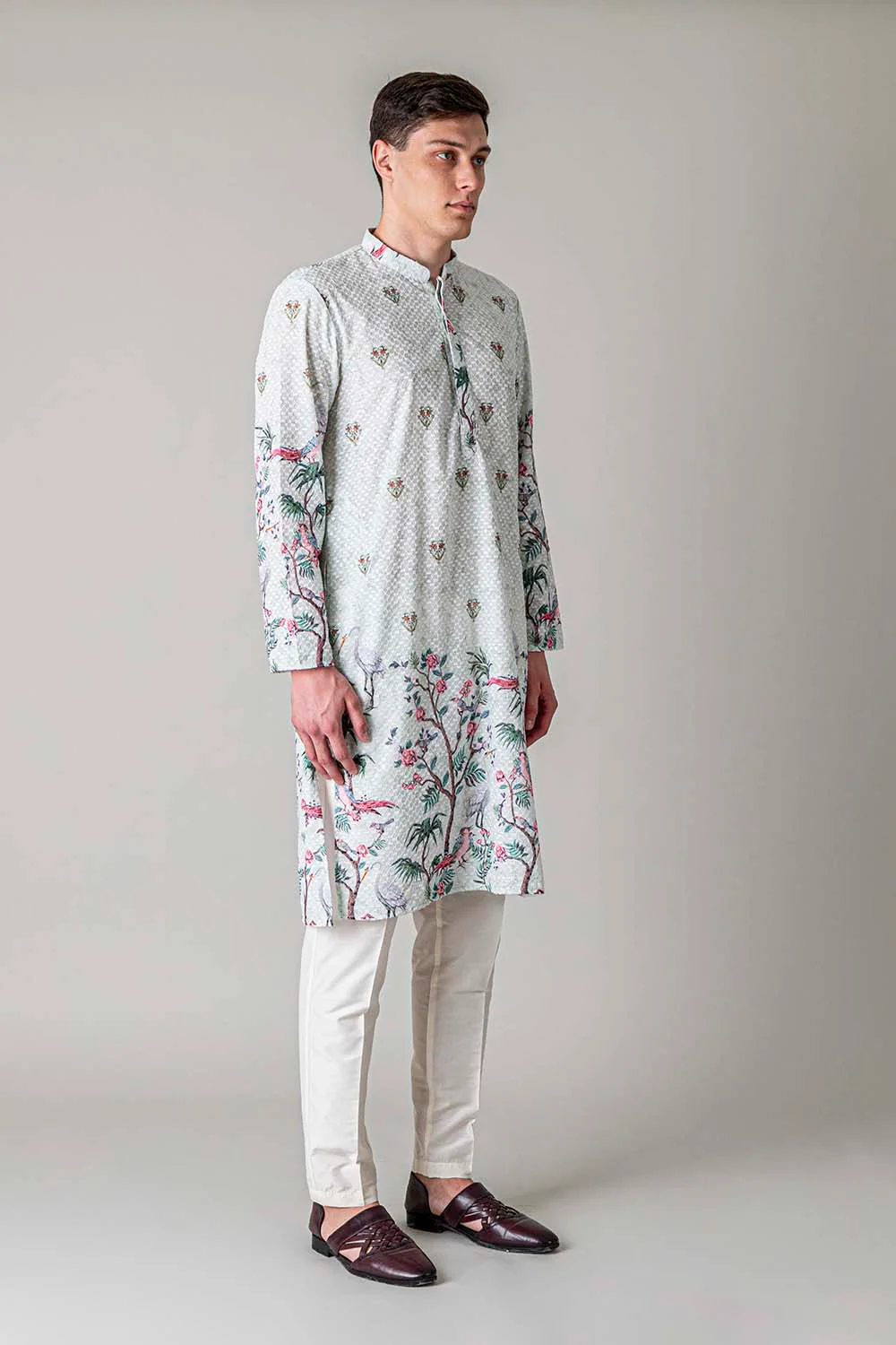 MLS PRINTED KURTA PAJAMA