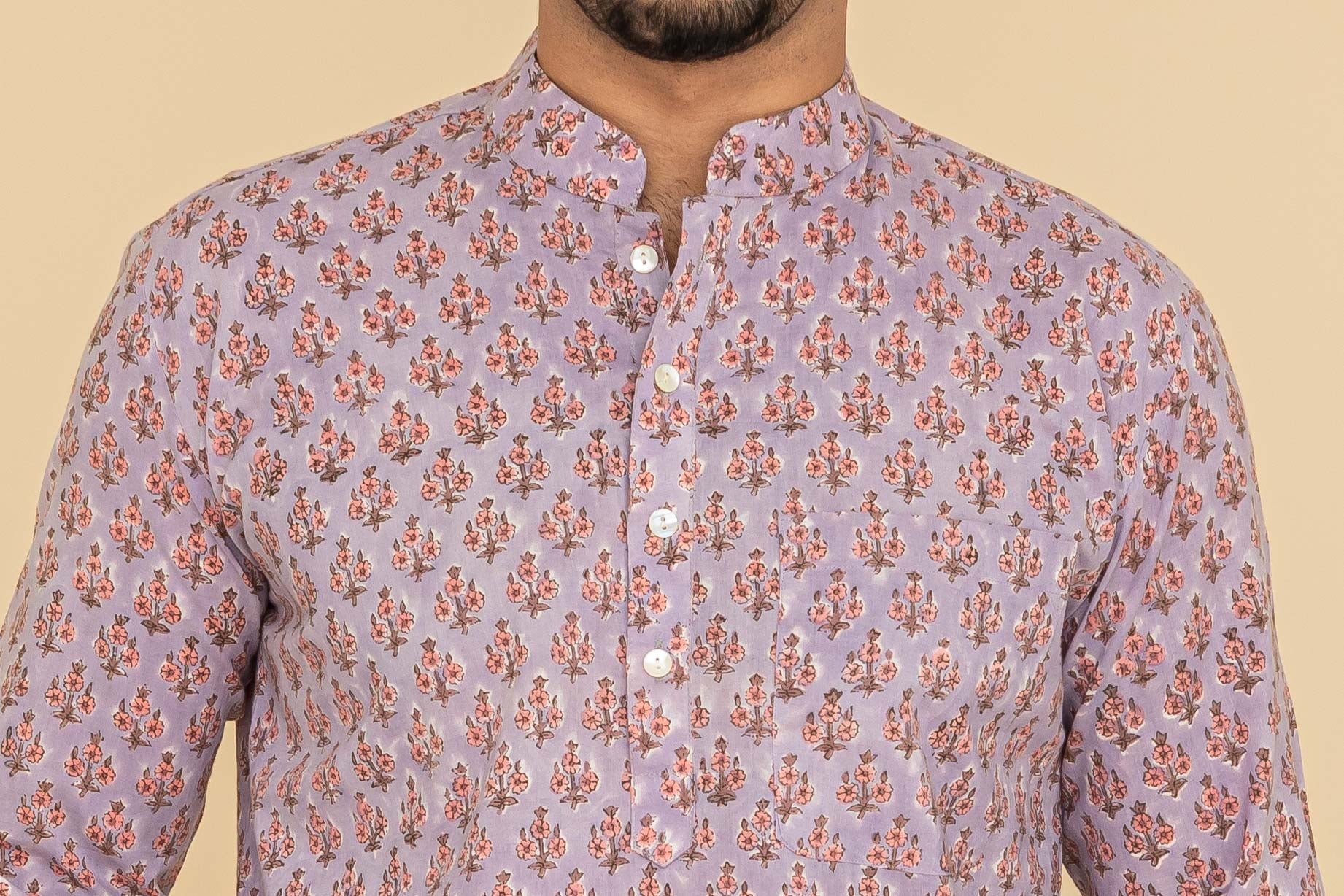 MLS SHORT KURTA FULL SLEEVES