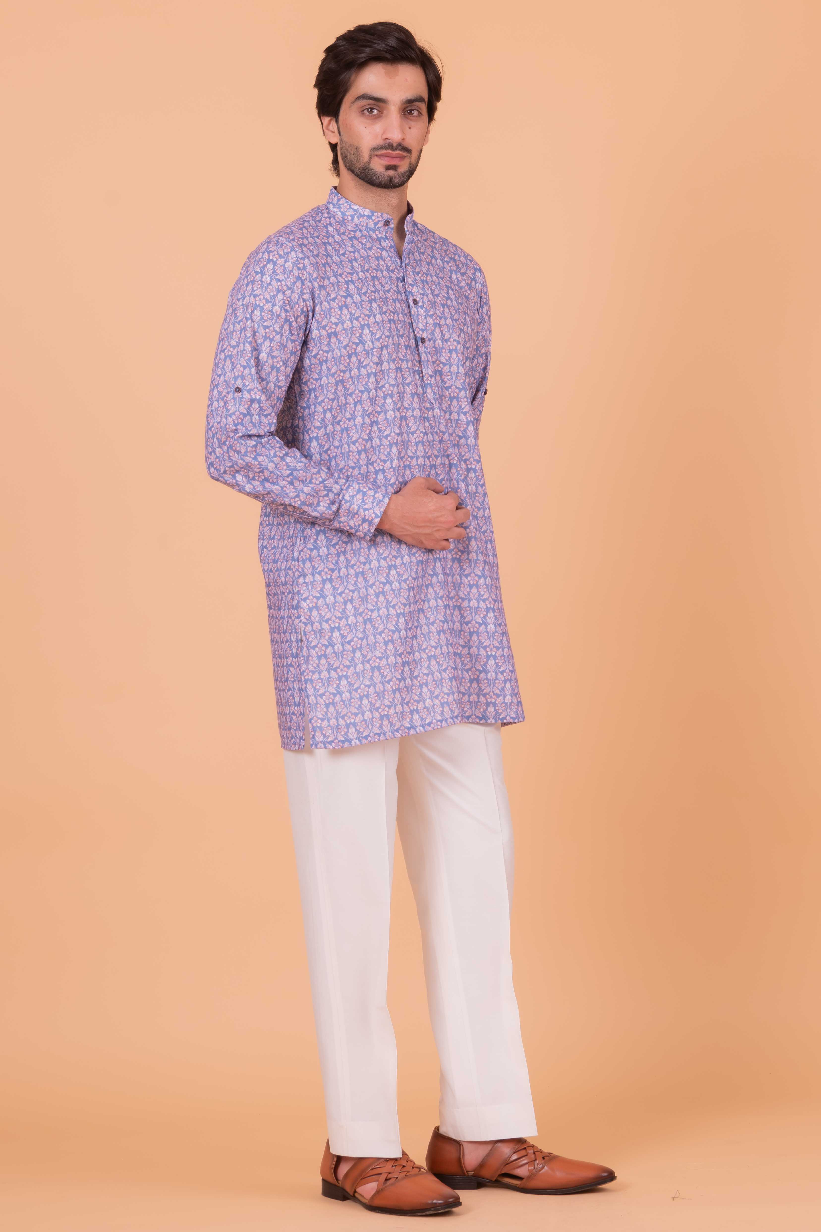 MLS COTTON KURTA (MID LENGTH)