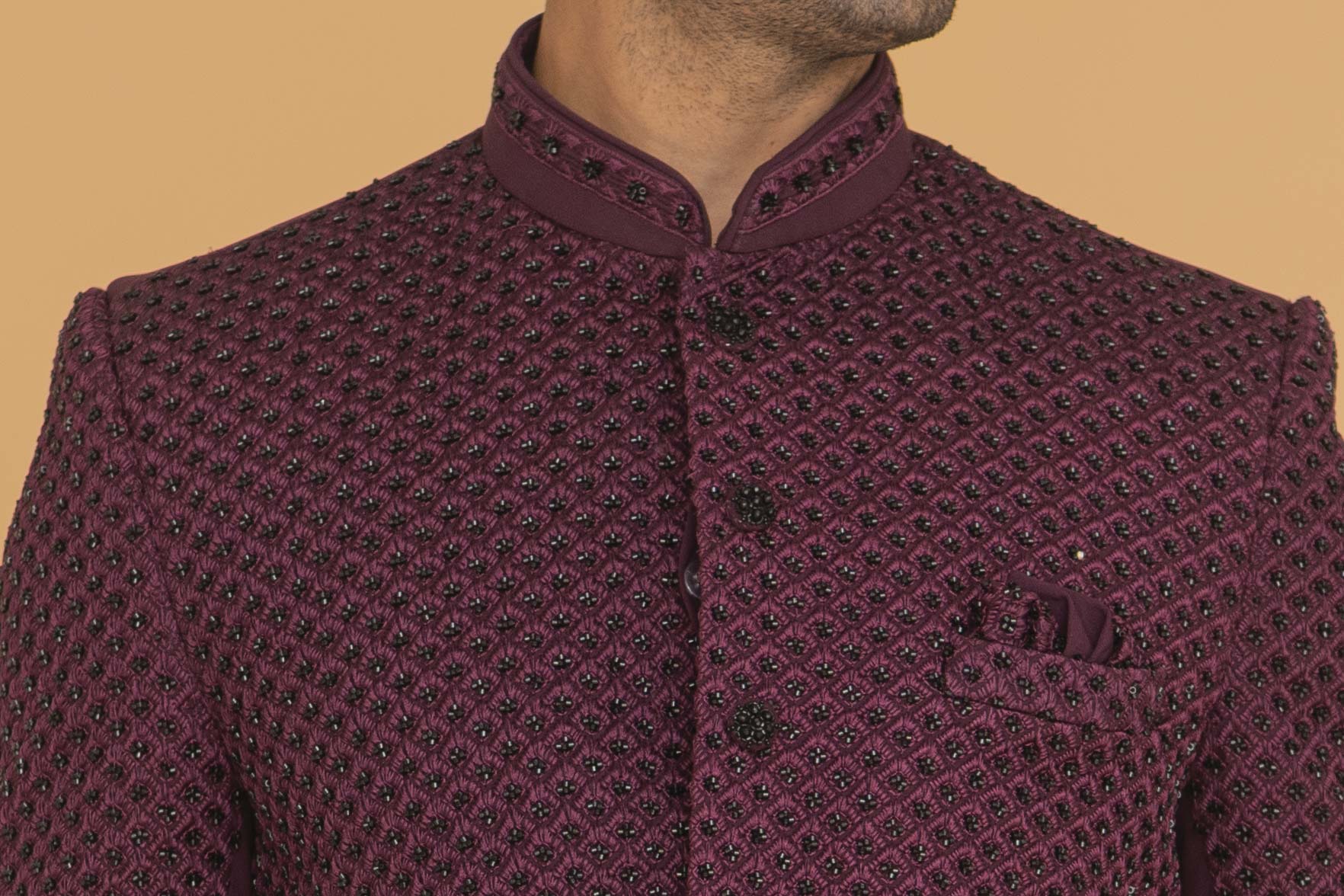 MLS EMBROIDERED JODHPURI SUIT