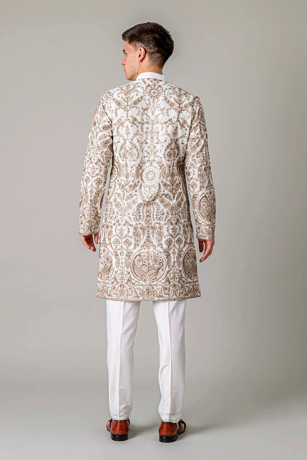MLS EMBROIDERED KURTA PAJAMA