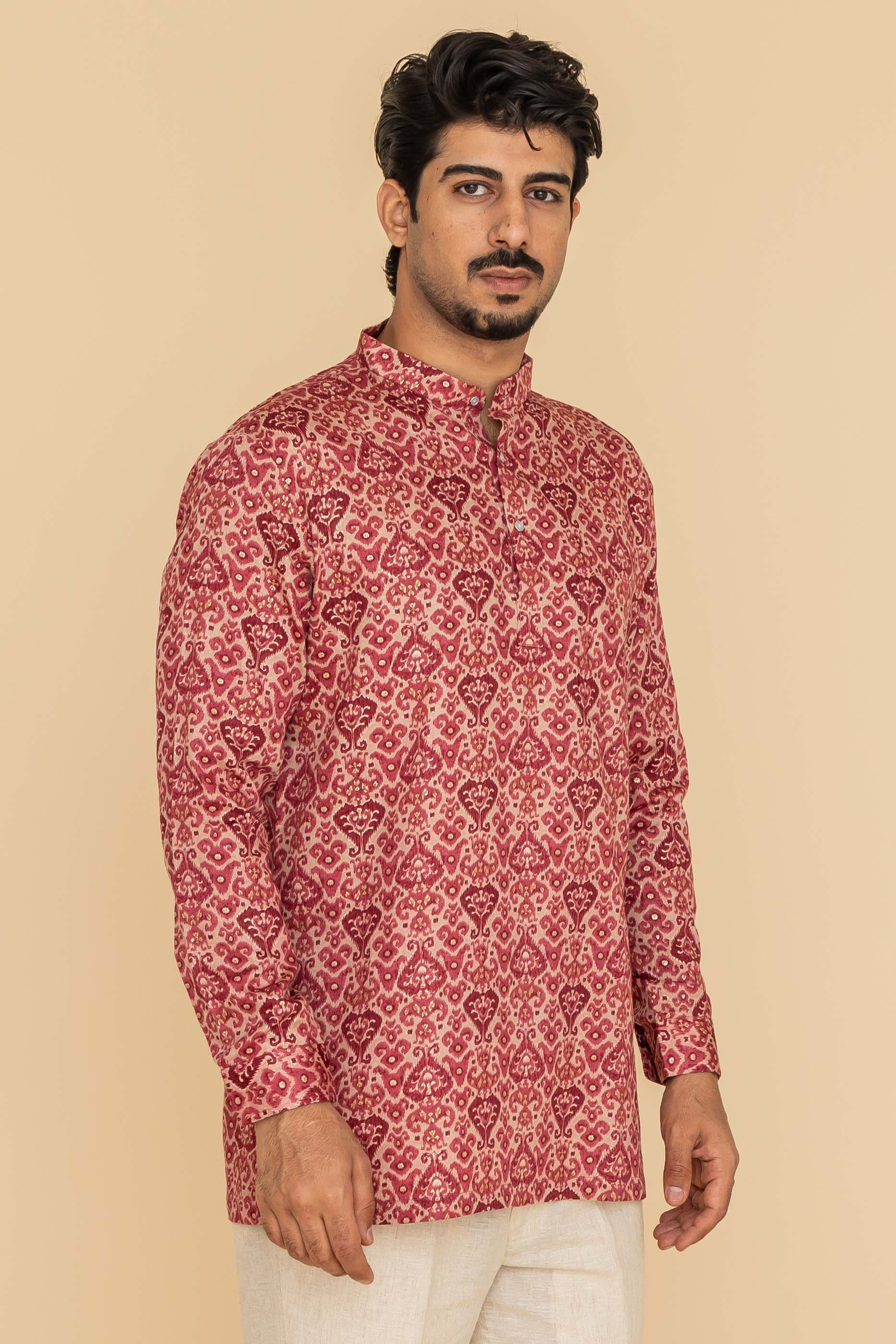 MLS SHORT KURTA FULL SLEEVES