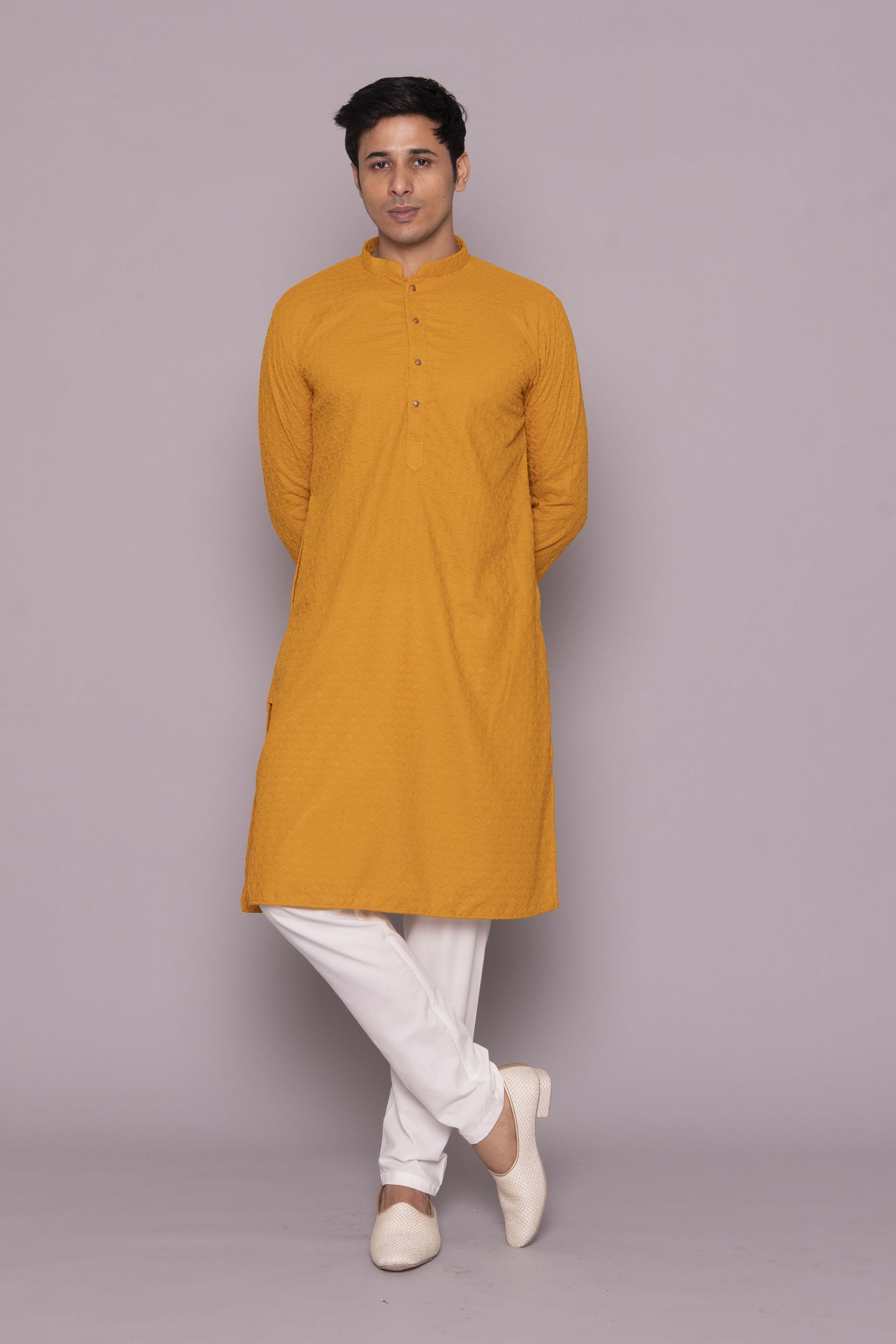 MLS CHIKANAKRI KURTA PAJAMA