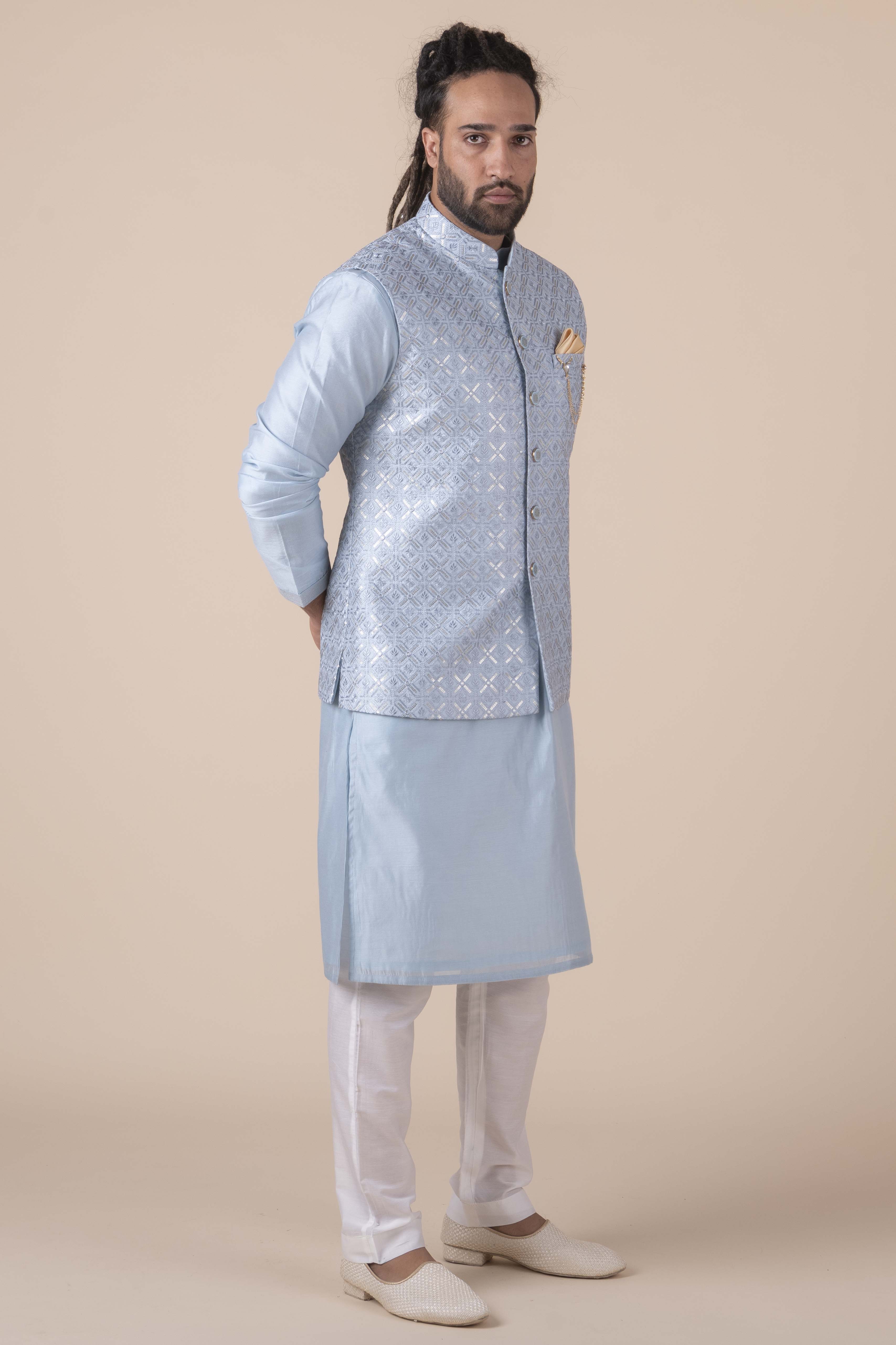 MLS KURTA JAWAHAR SET