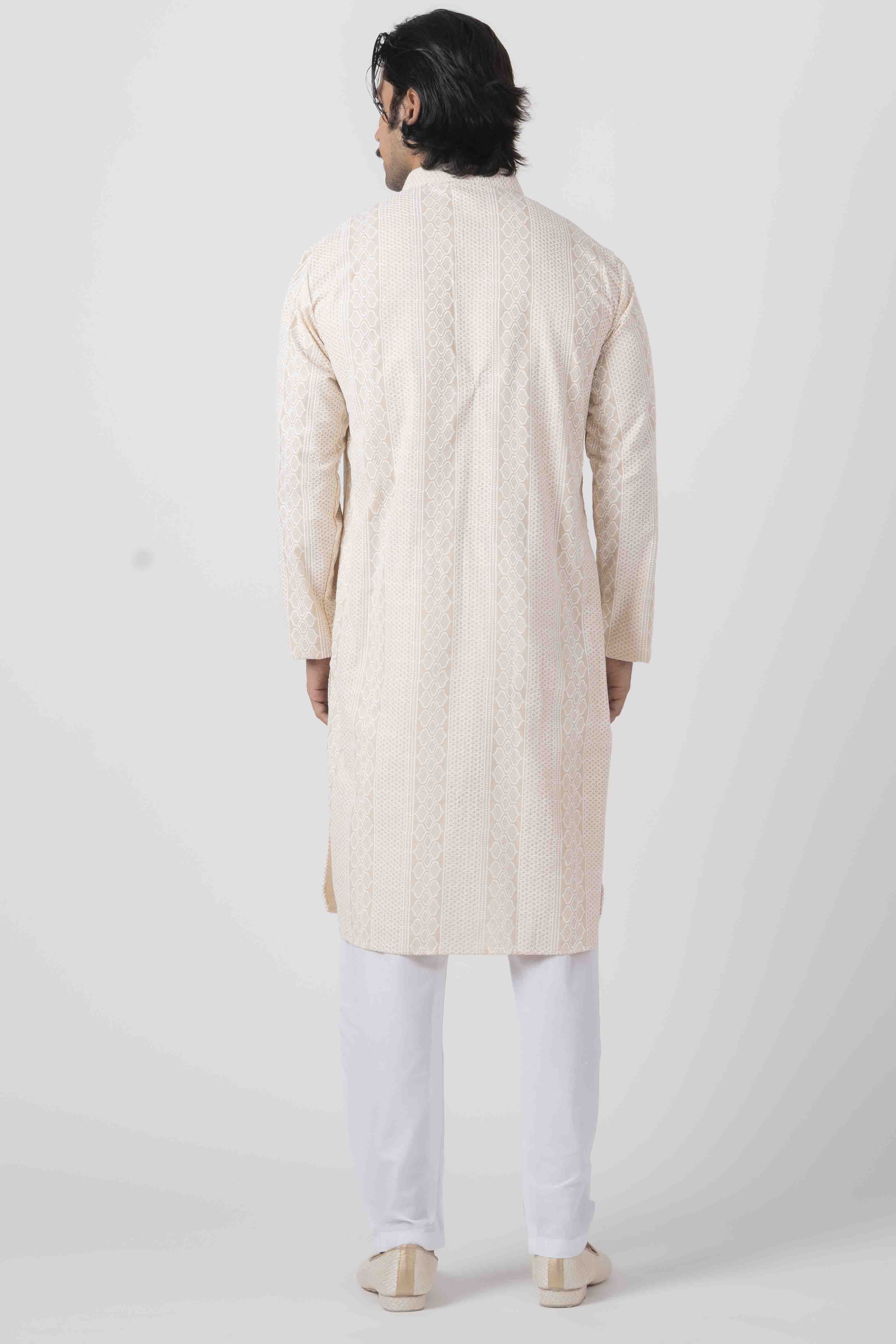 MLS CHIKANKARI KURTA PAJAMA