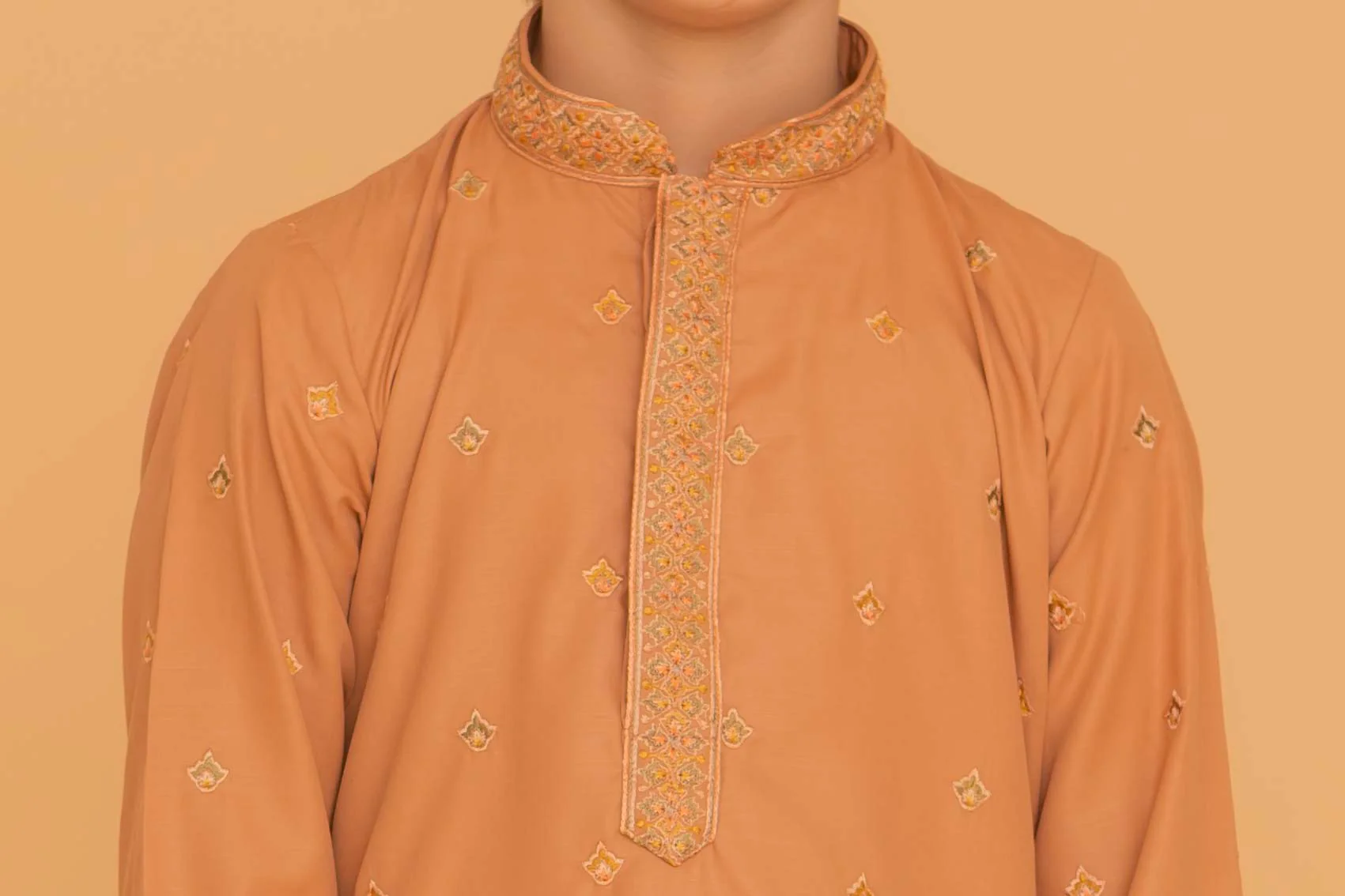 MLS KIDS EMBROIDERED KURTA PAJAMA