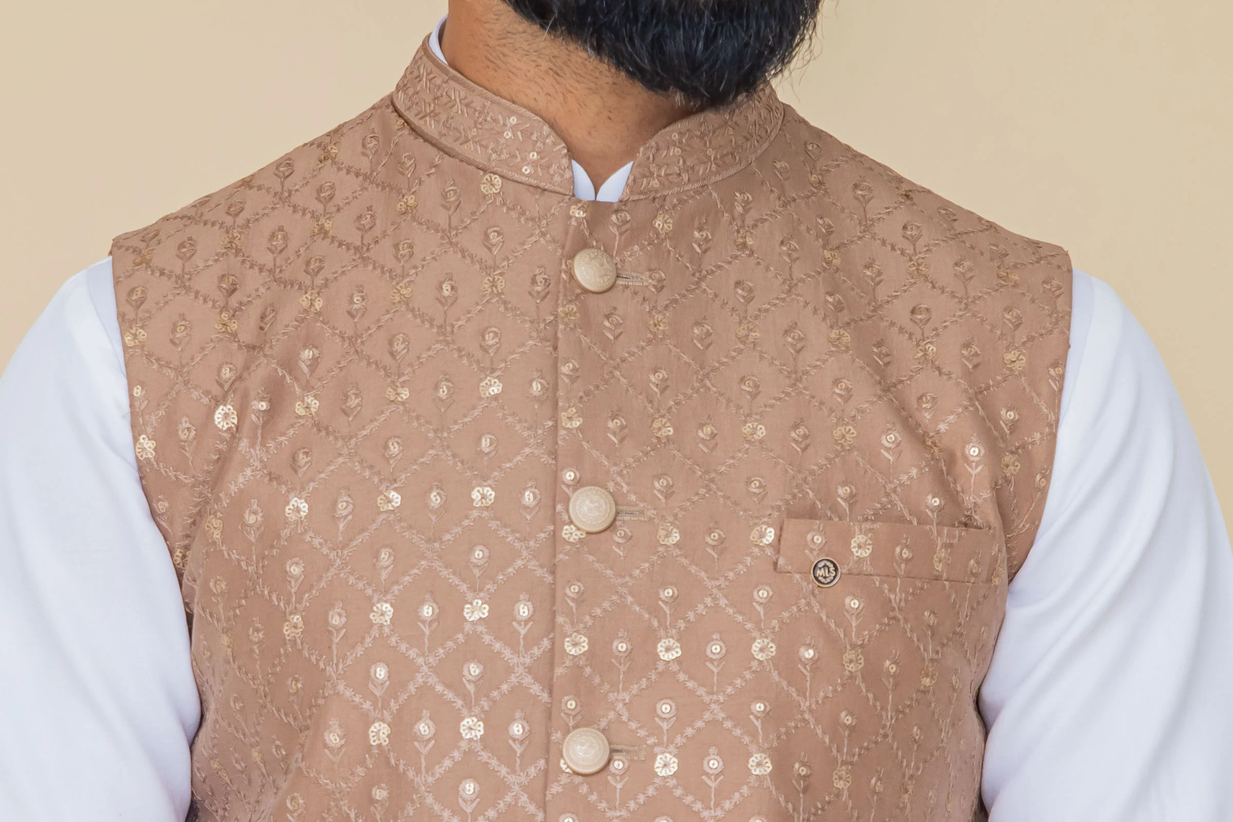 MLS EMBROIDERED JAWAHAR JACKET
