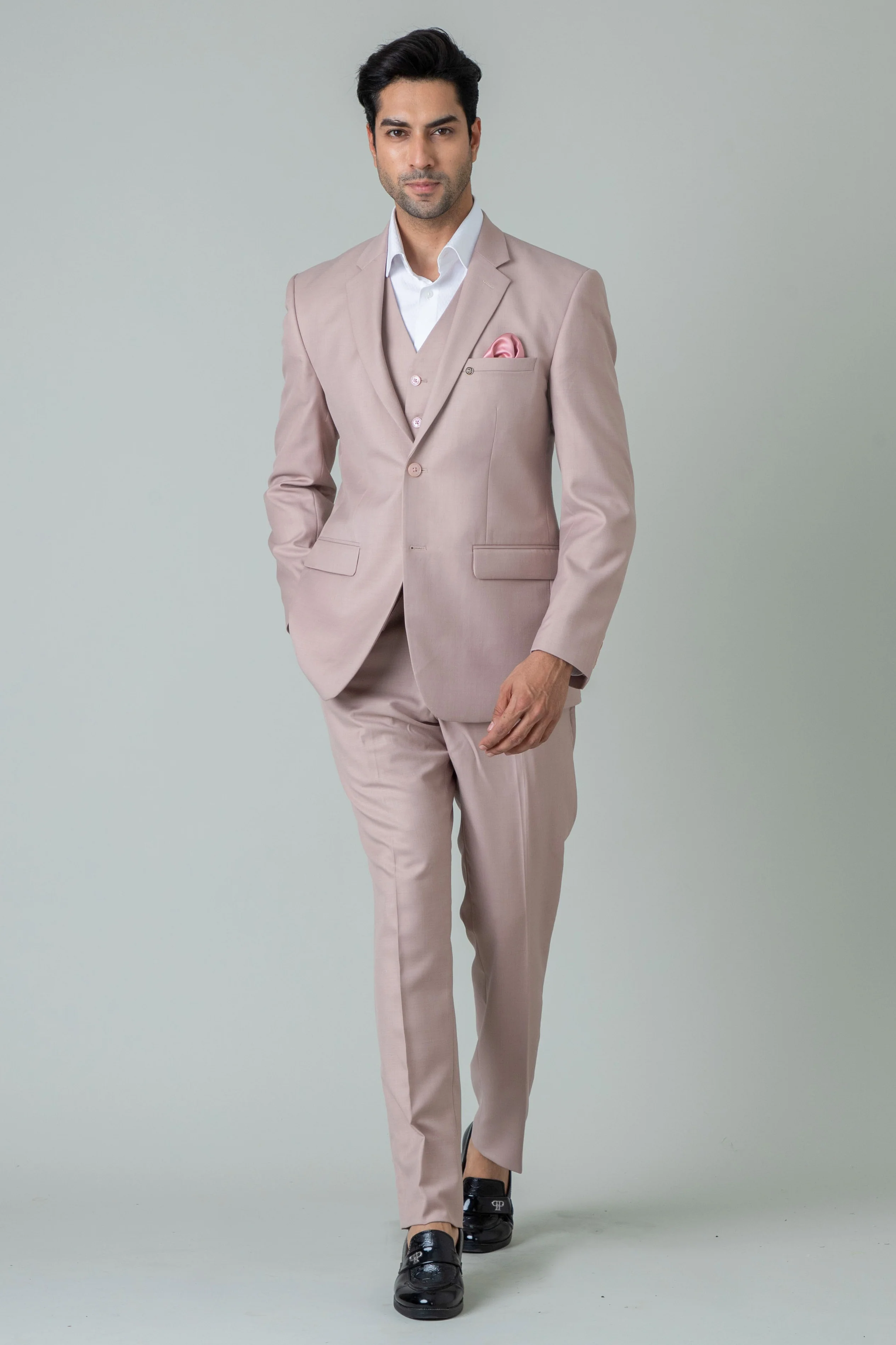 MLS BUSINESS PLAIN SUIT 3PCS