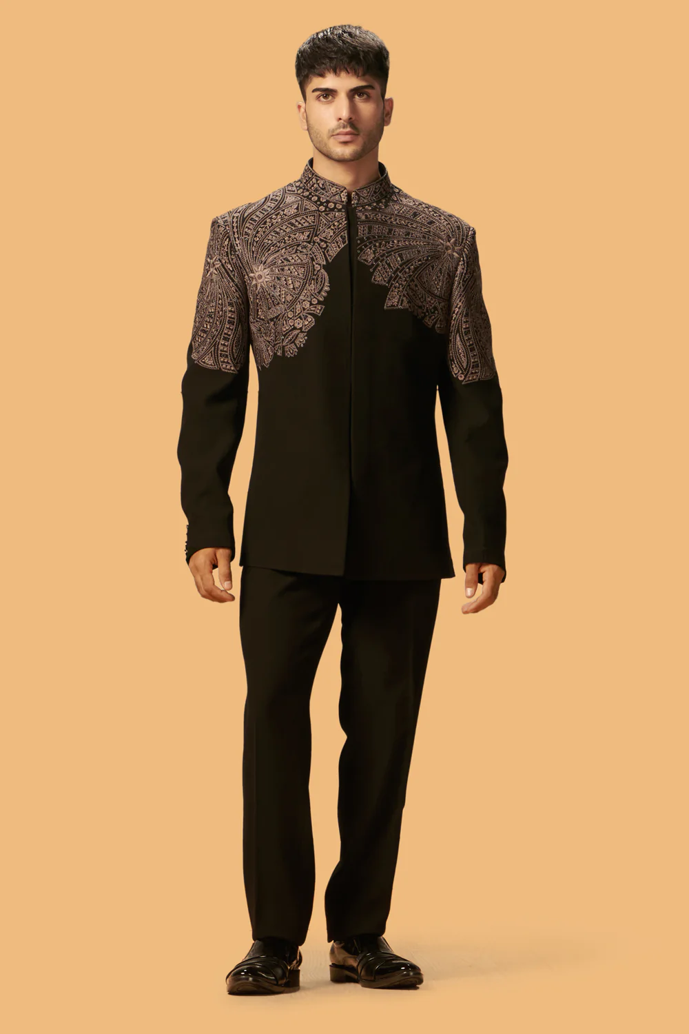 MLS EMBROIDERED JODHPURI SUIT
