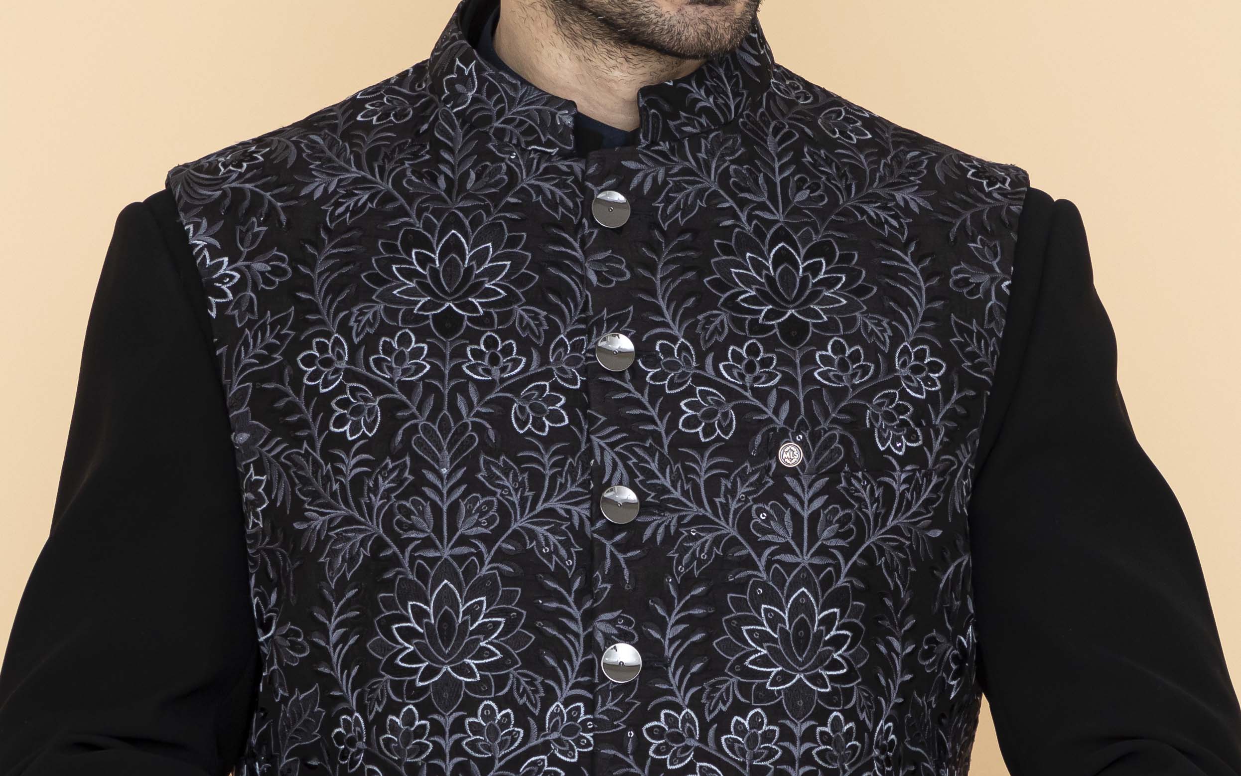 MLS JODHPURI SUIT 3 PCS