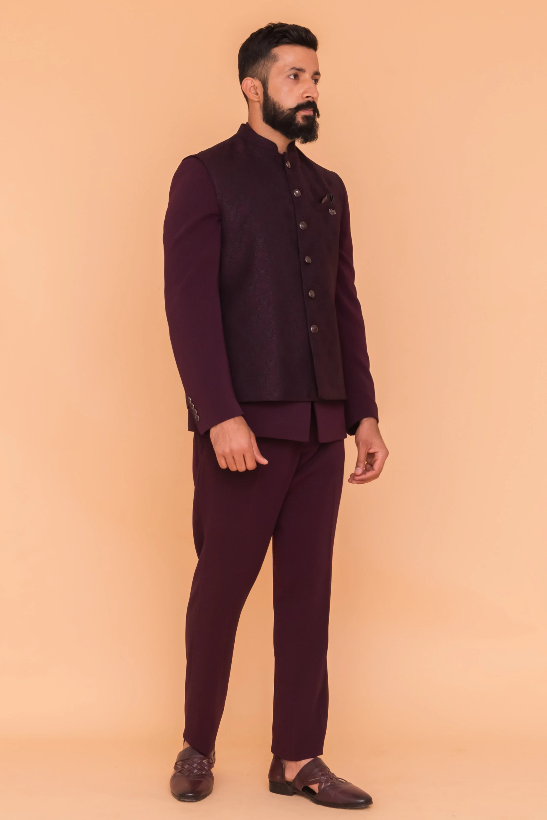 MLS JODHPURI SUIT 3 PCS