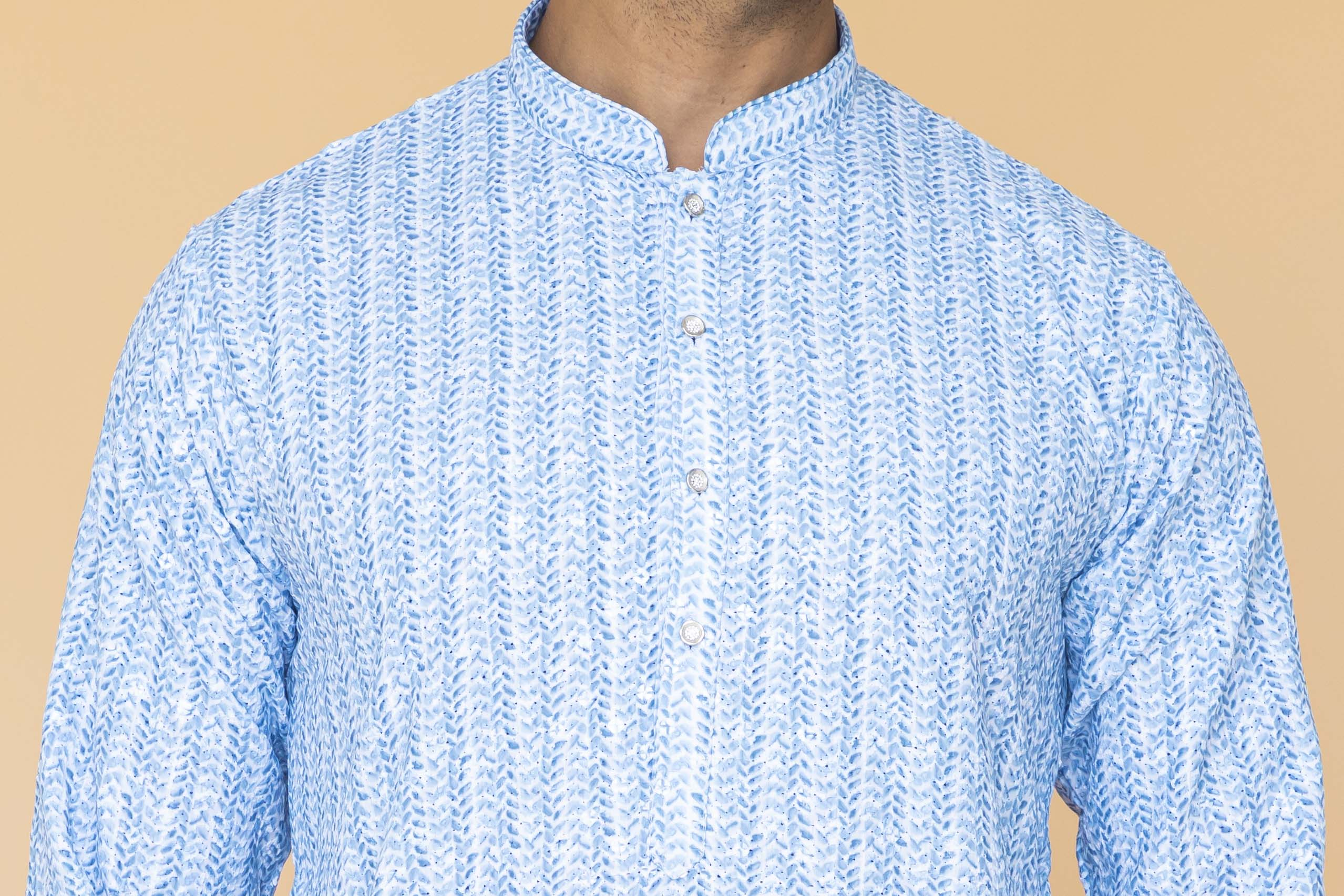 MLS PRINTED KURTA PAJAMA