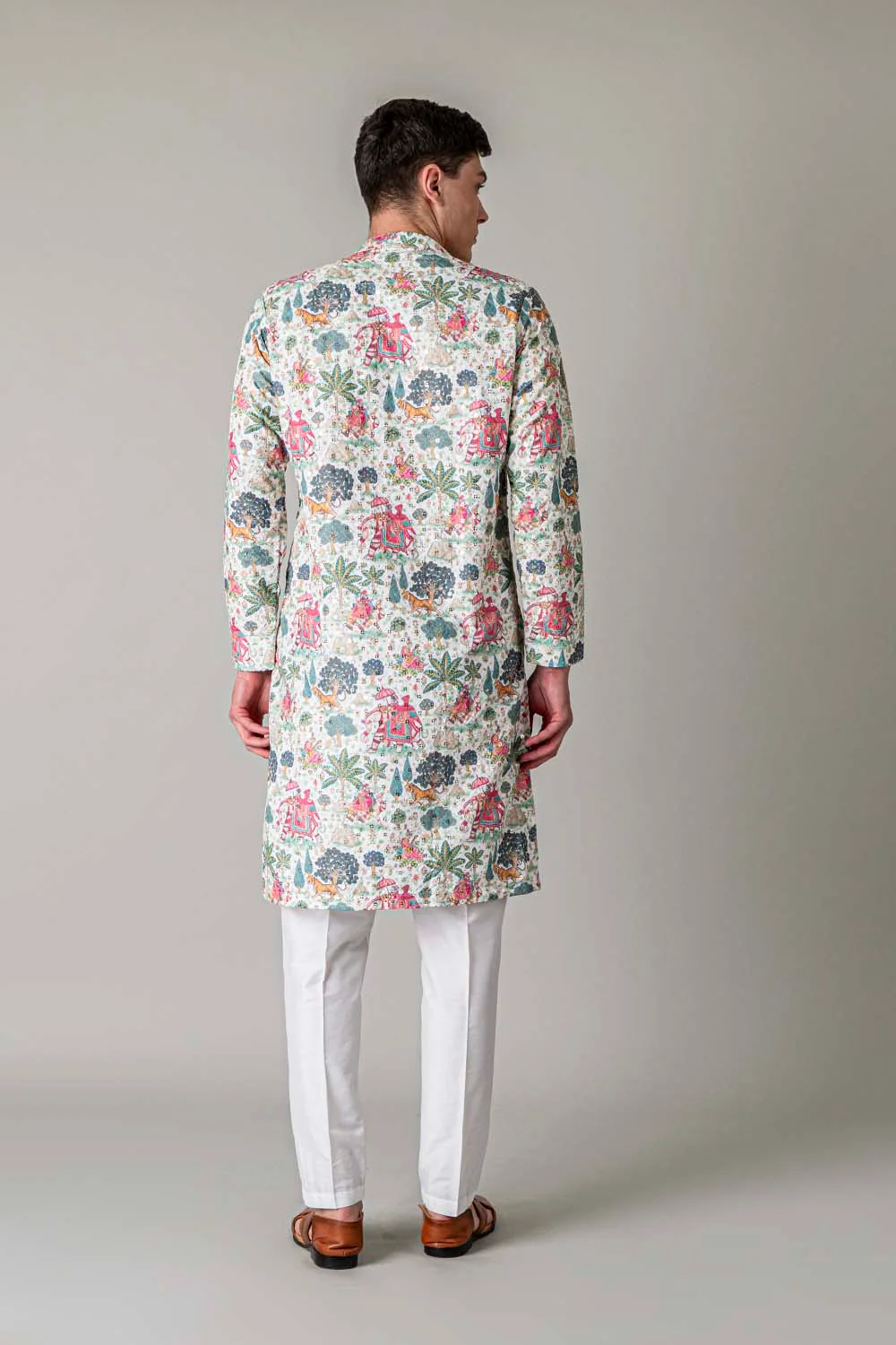 MLS PRINTED KURTA PAJAMA