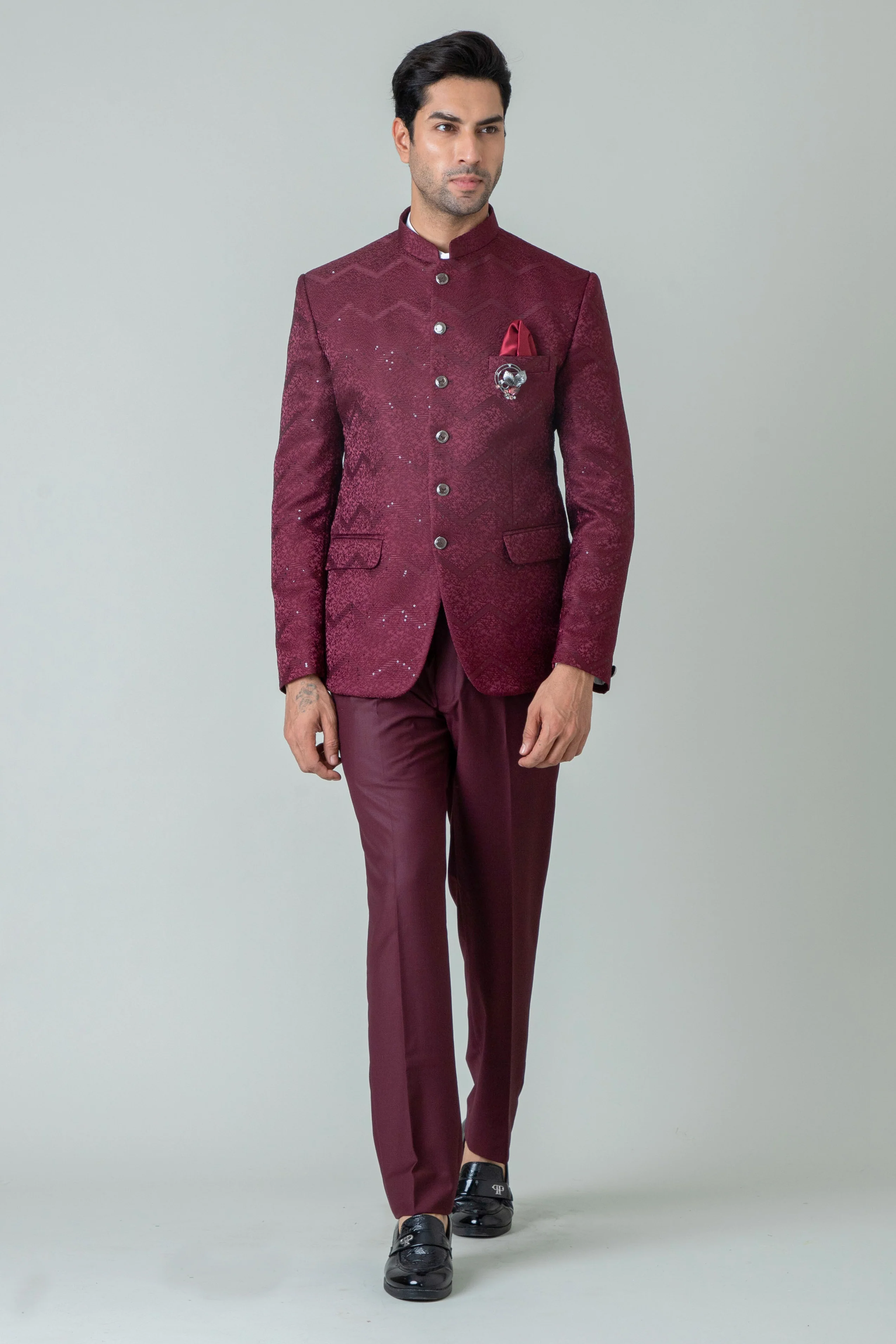 MLS PRINTED JODHPURI SUIT