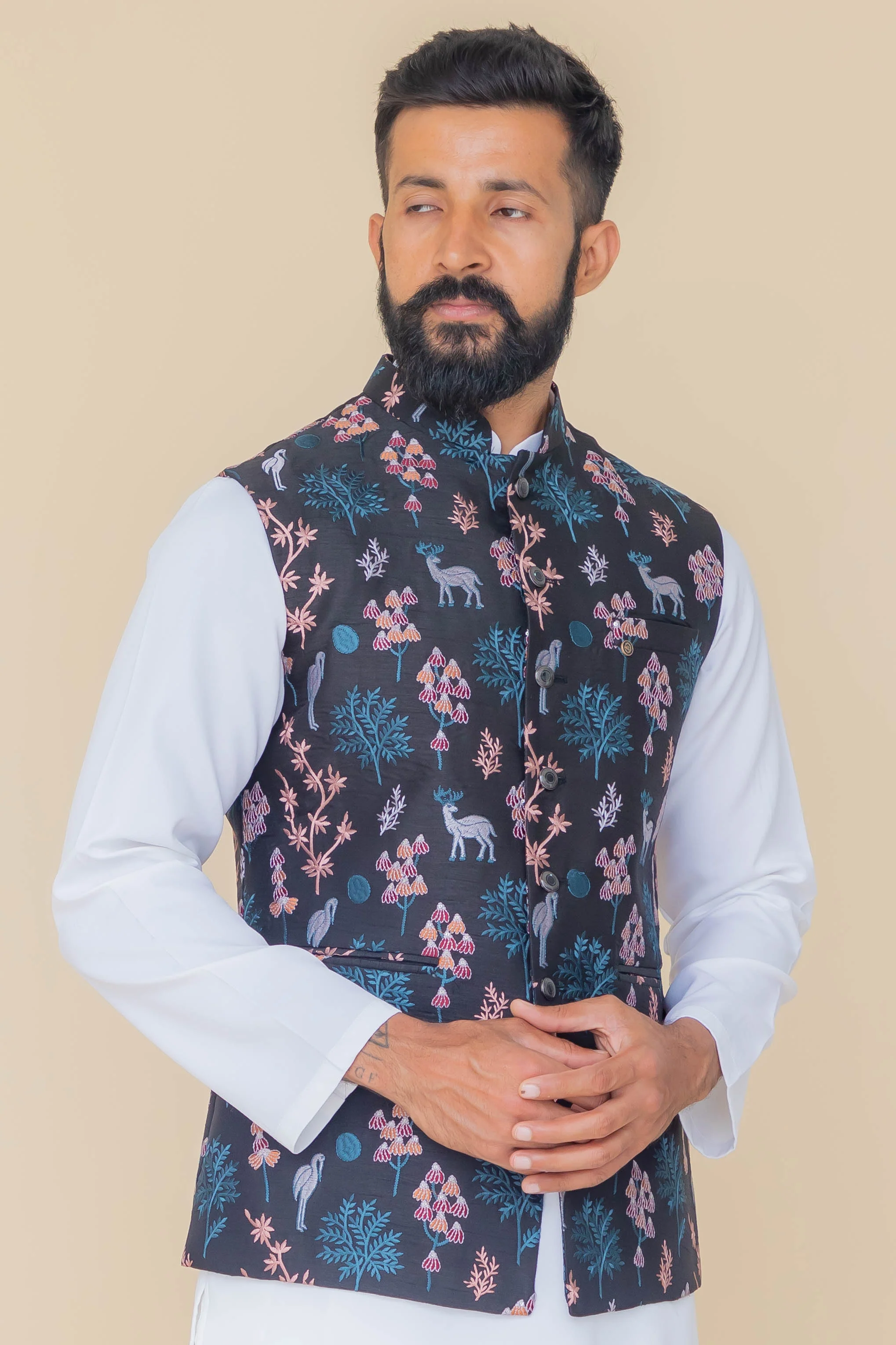 MLS EMBROIDERED JAWAHAR JACKET