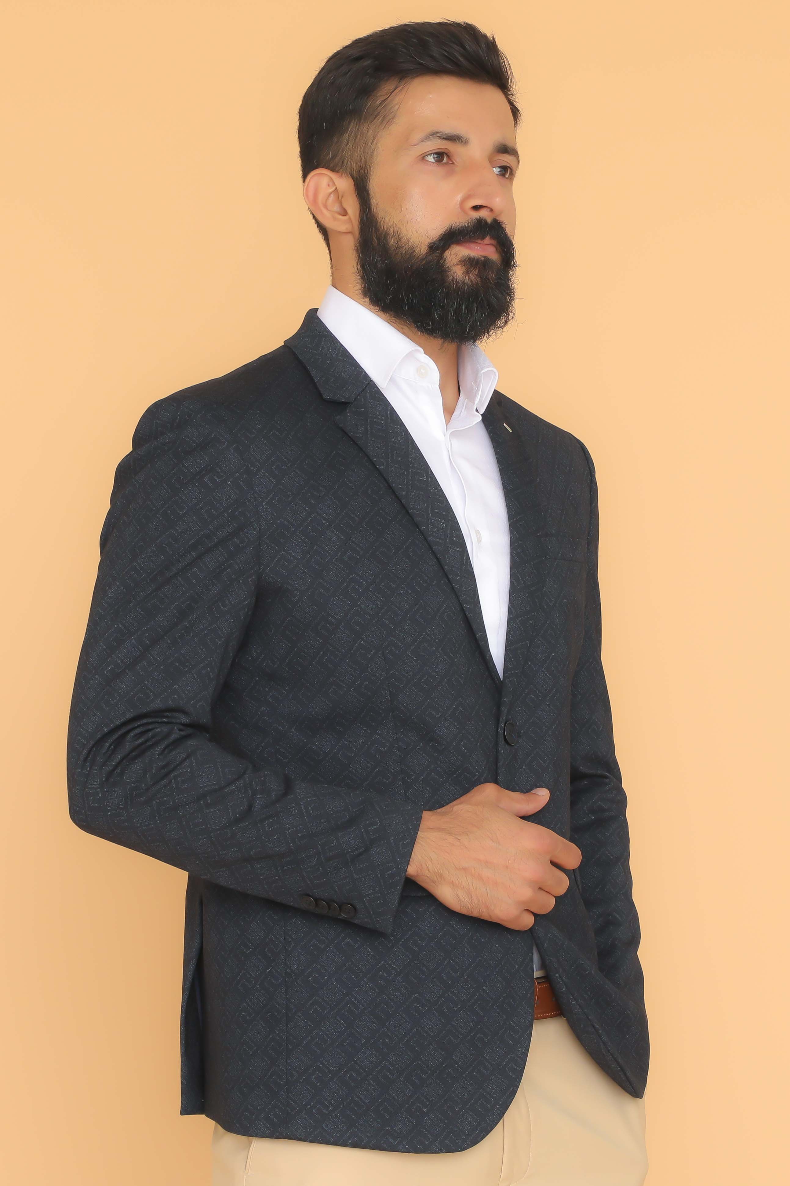 MLS TEXTURED COAT 1PC